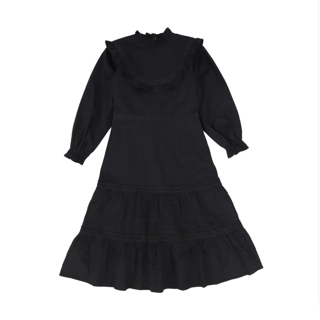 ruffle lace midi dress – GarageChic