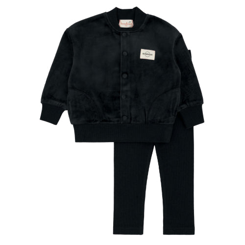 Badge Velour 2 piece