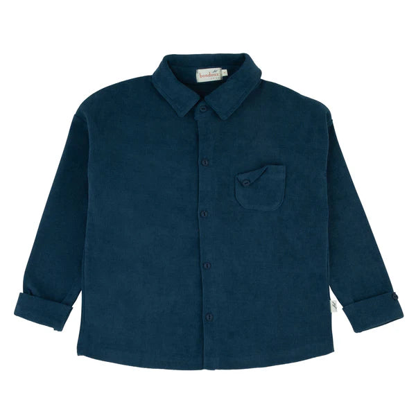 Cord teal shirt