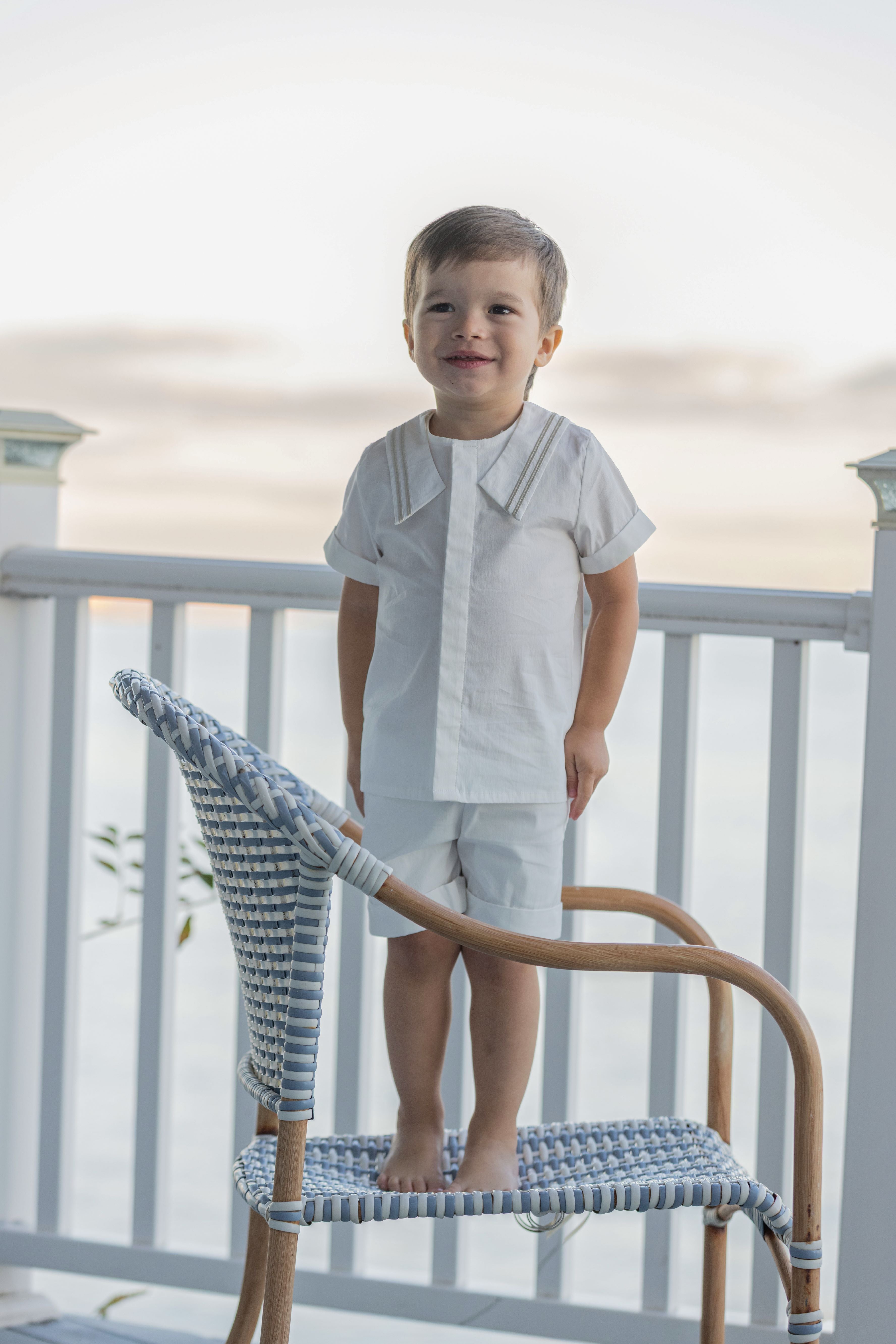 Boys Sailor Collar 2 piece set