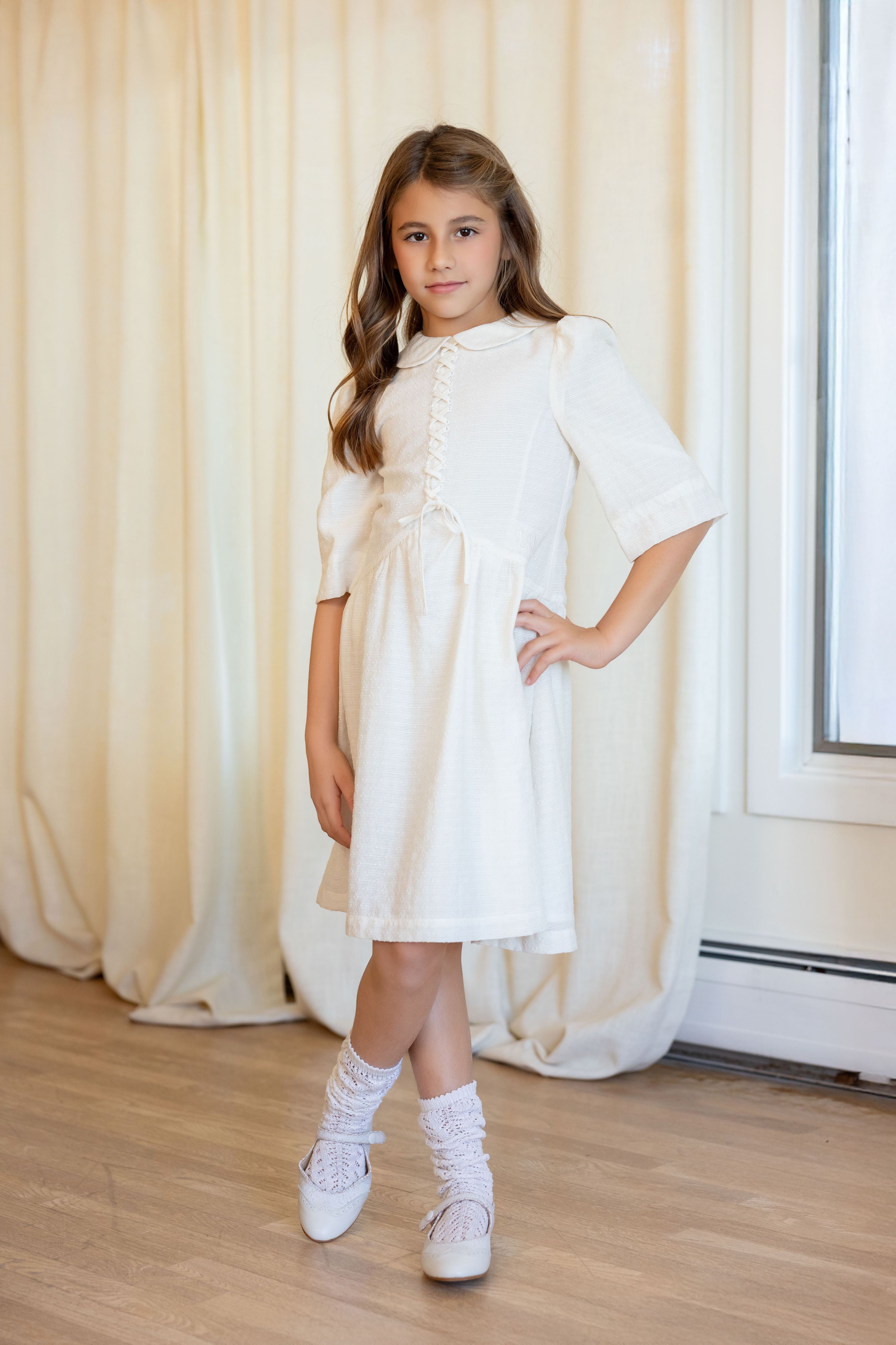 Vintage lace Tie Dress