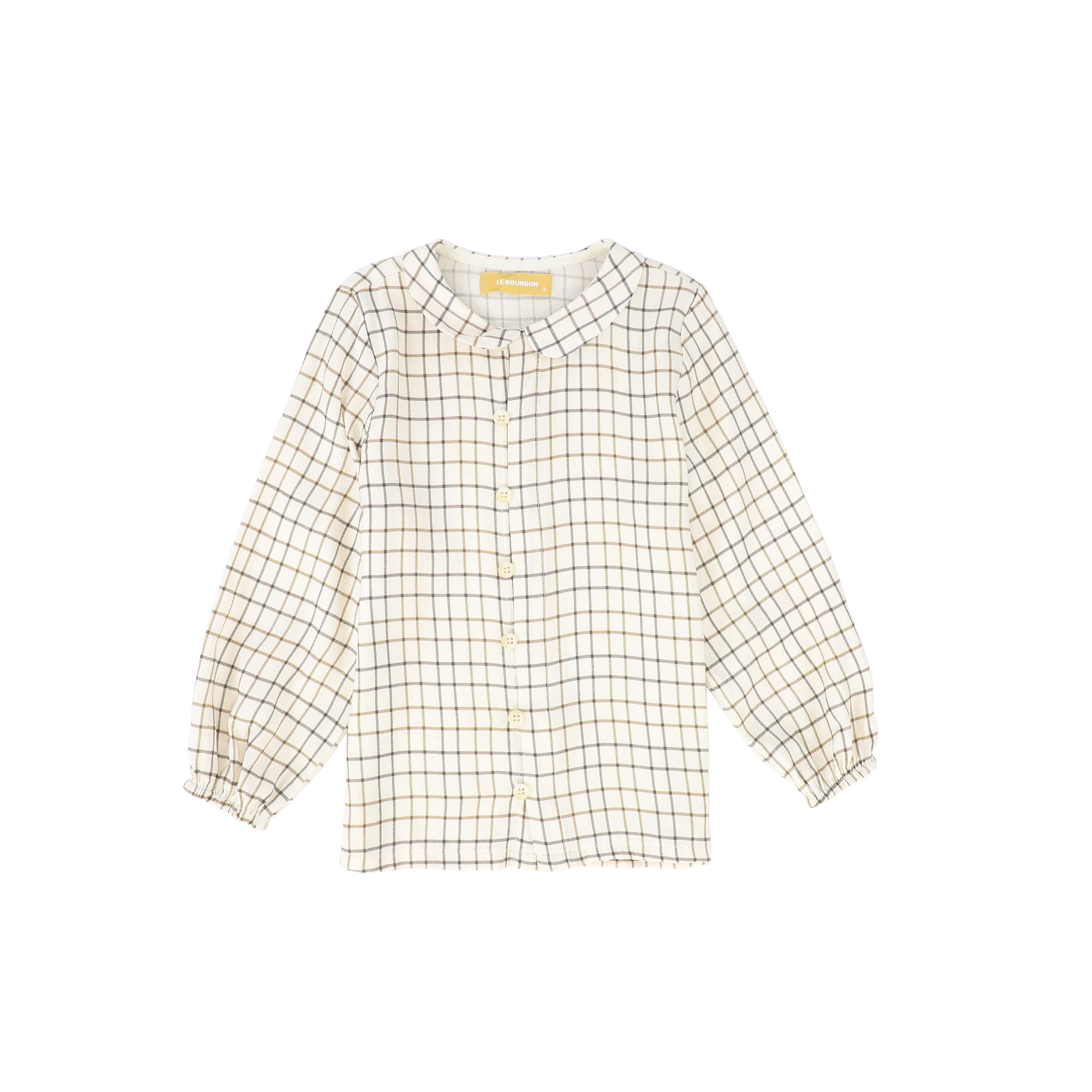 Peter pan collared blouse