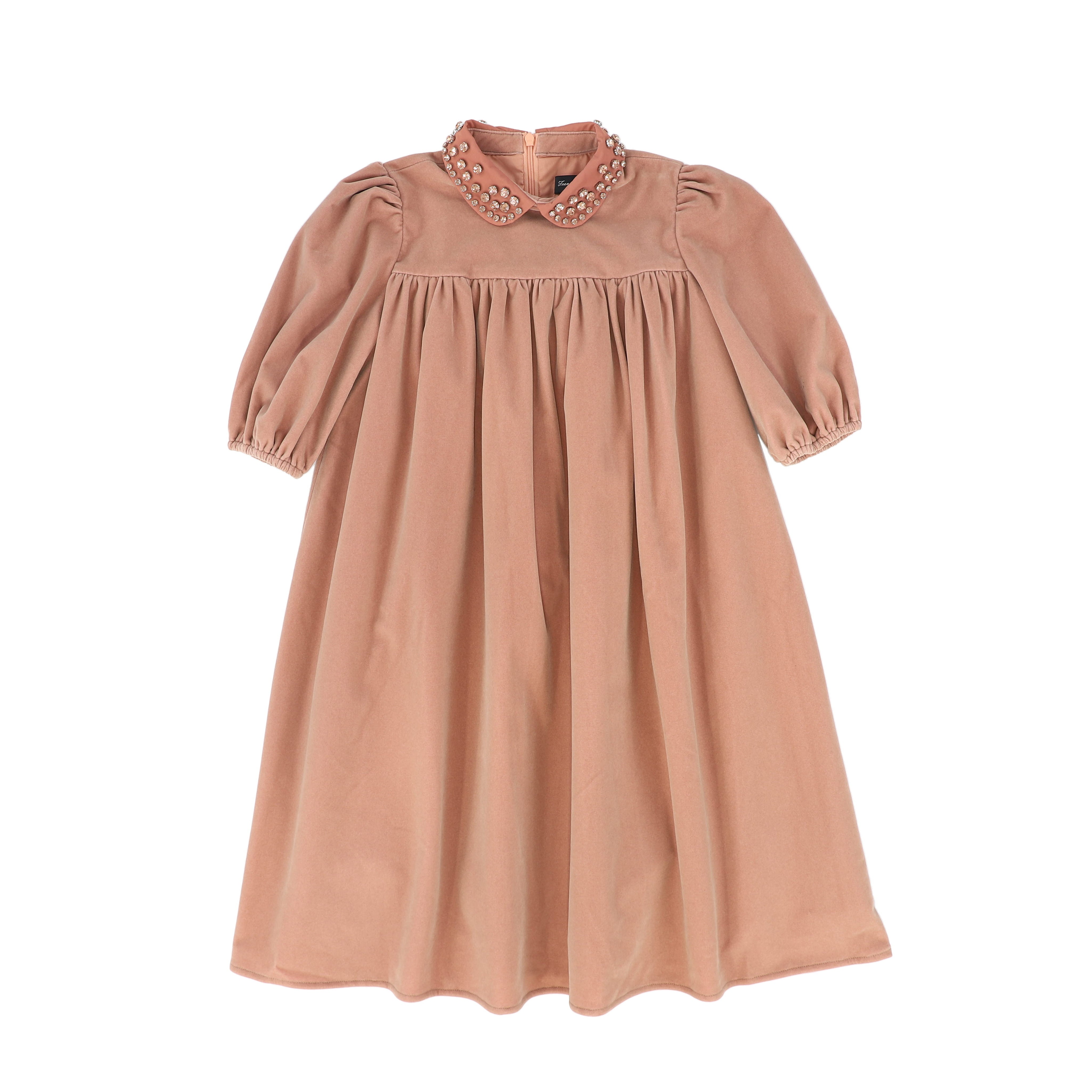 velvet empire dress
