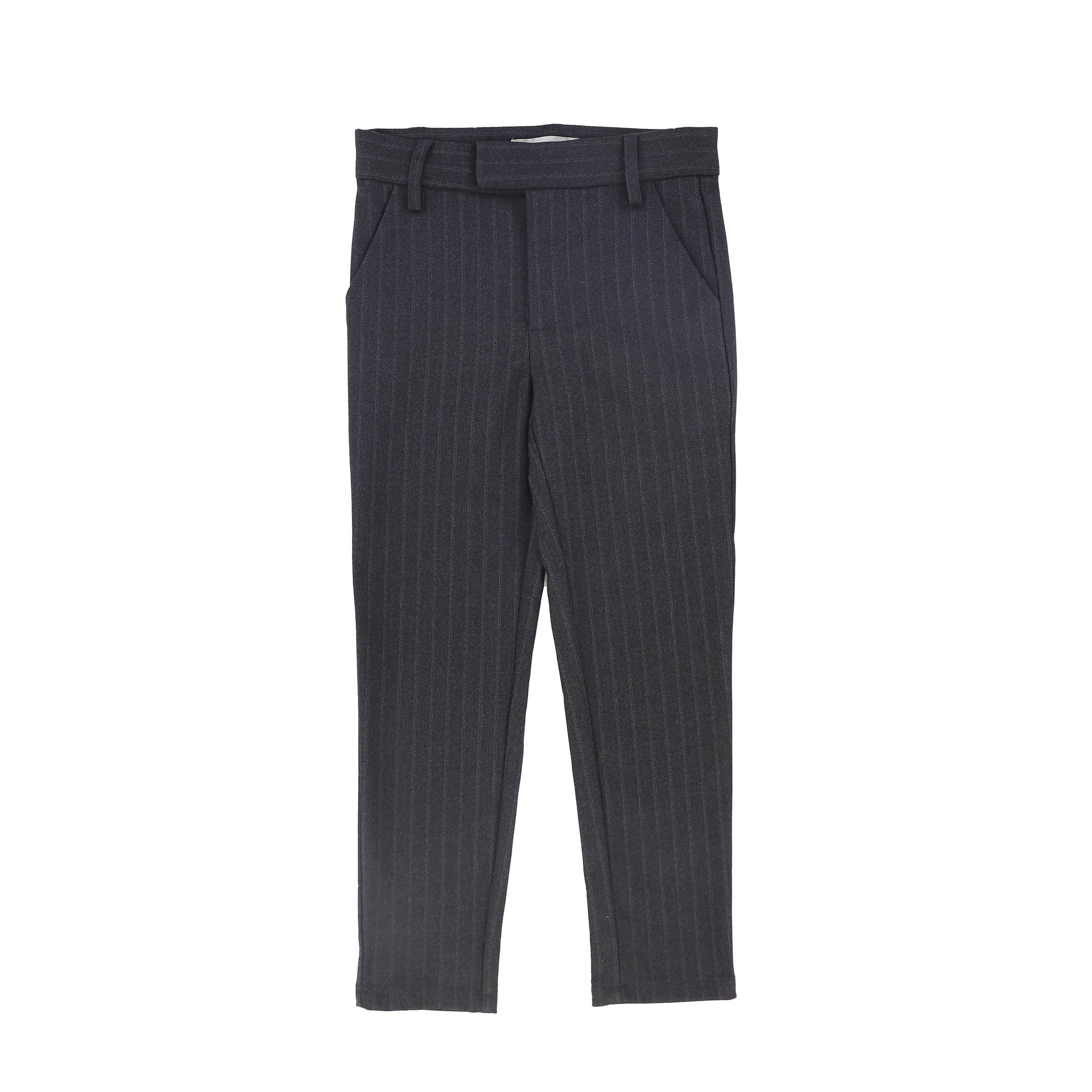 striped wool pants