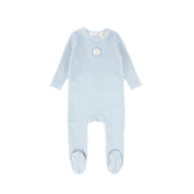 Gingham frame footie