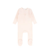 Gingham frame footie