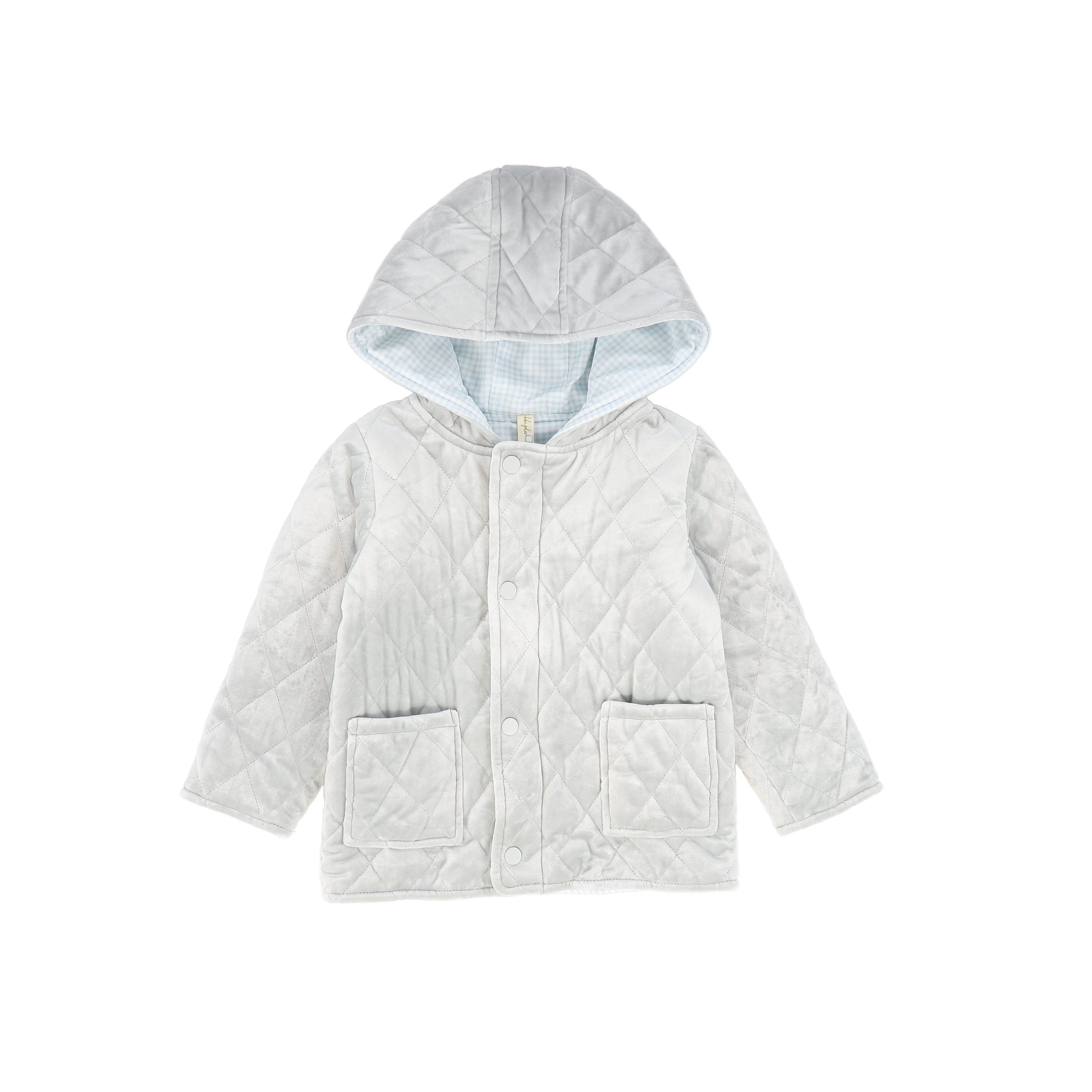 Velour quilted jacket