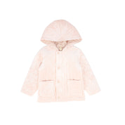 Velour quilted jacket