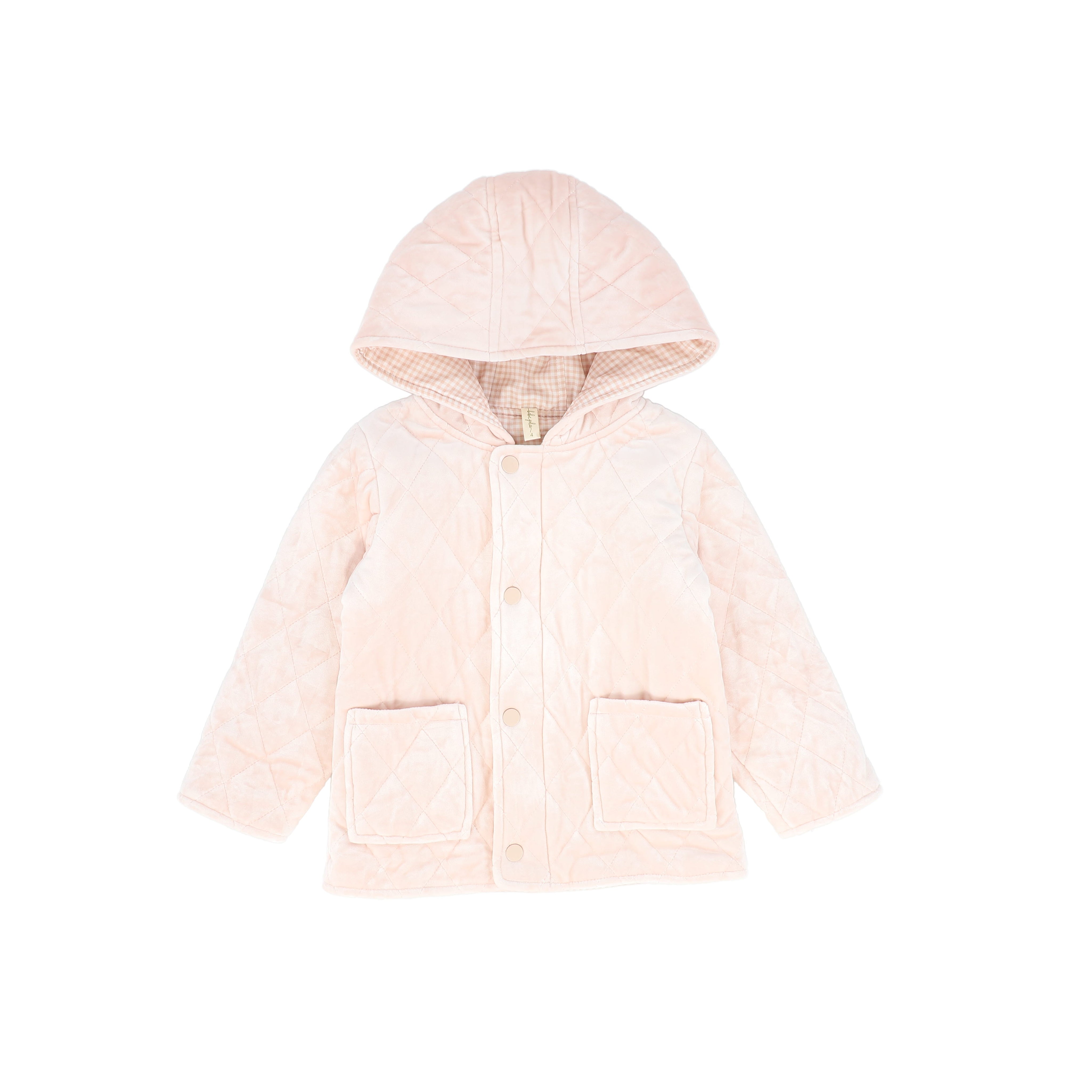 Velour quilted jacket