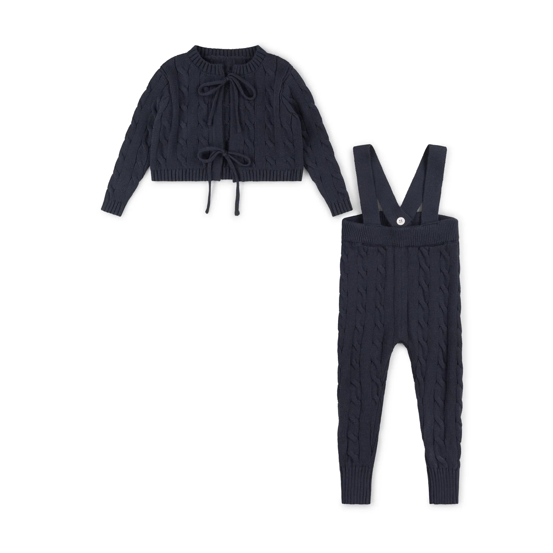 baby girl tie suspender set