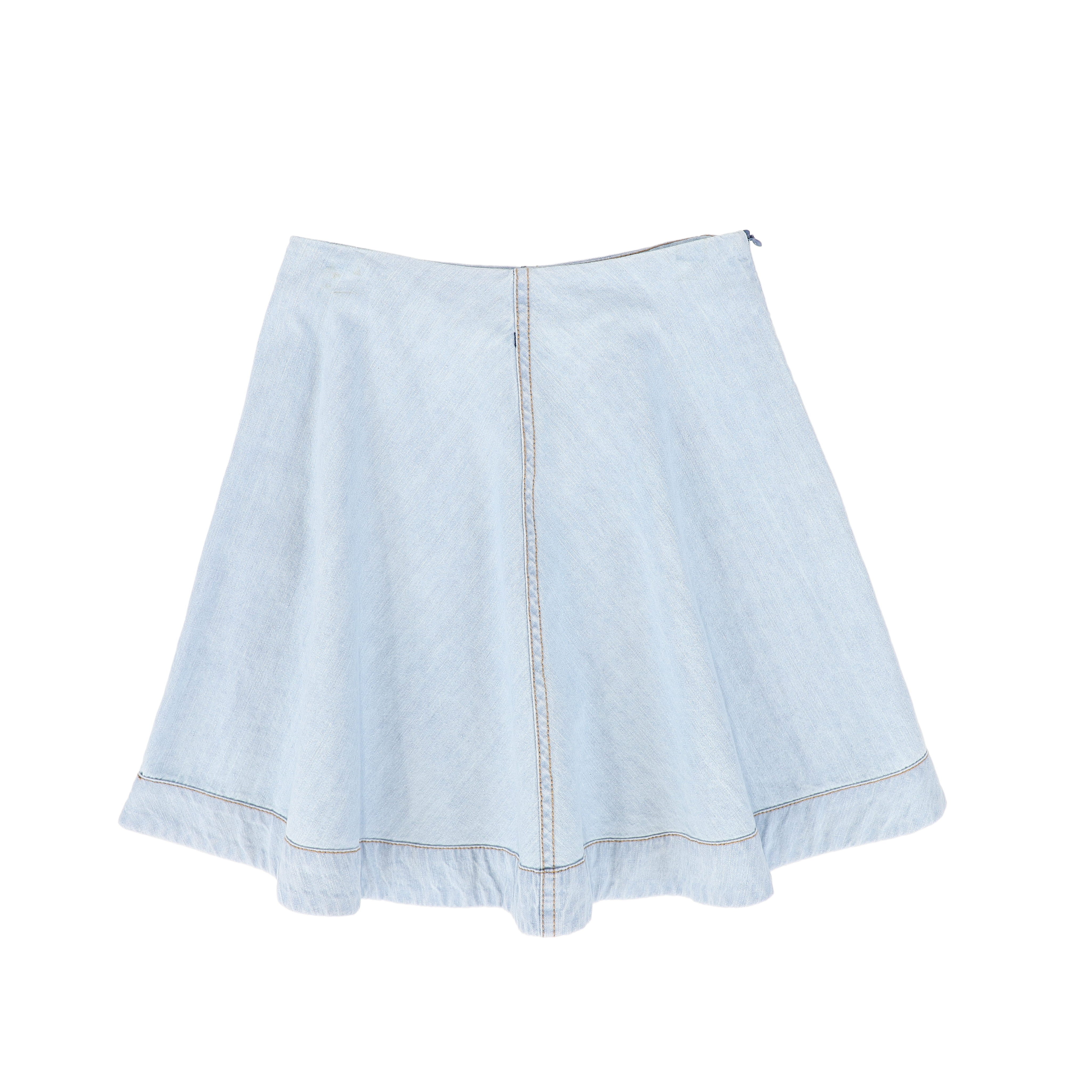 Denim flair skirt