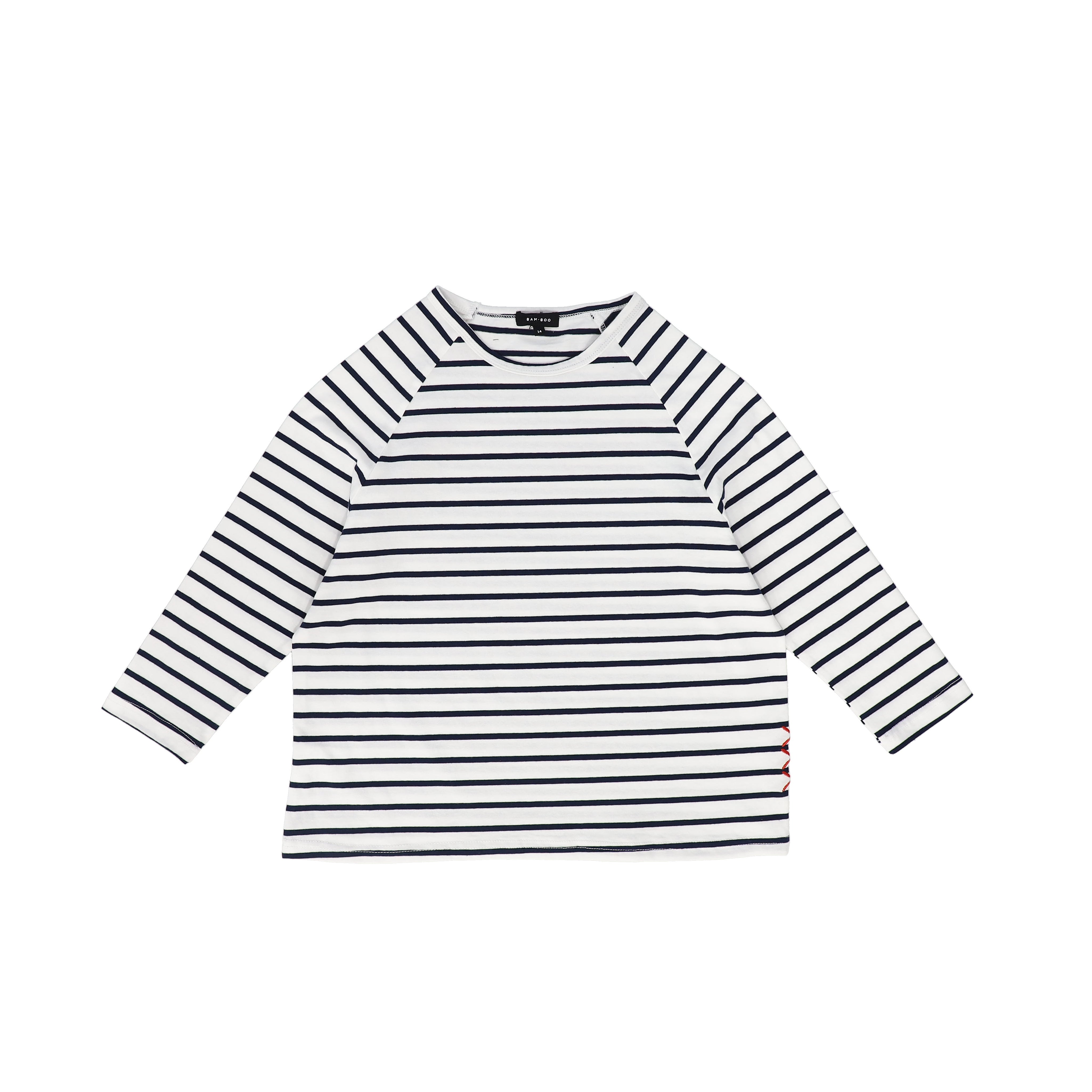 Striped oversized tee