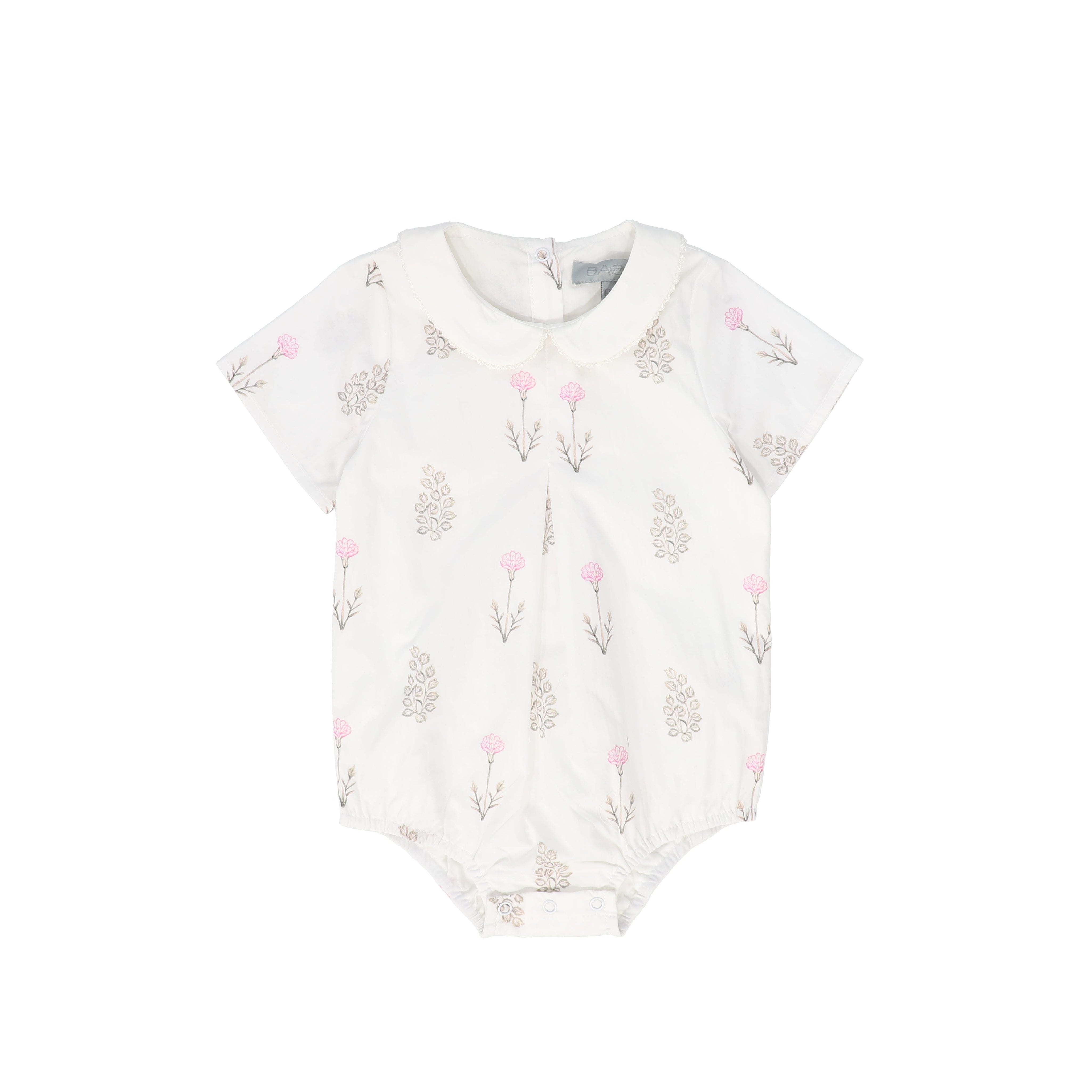 Scattered floral romper