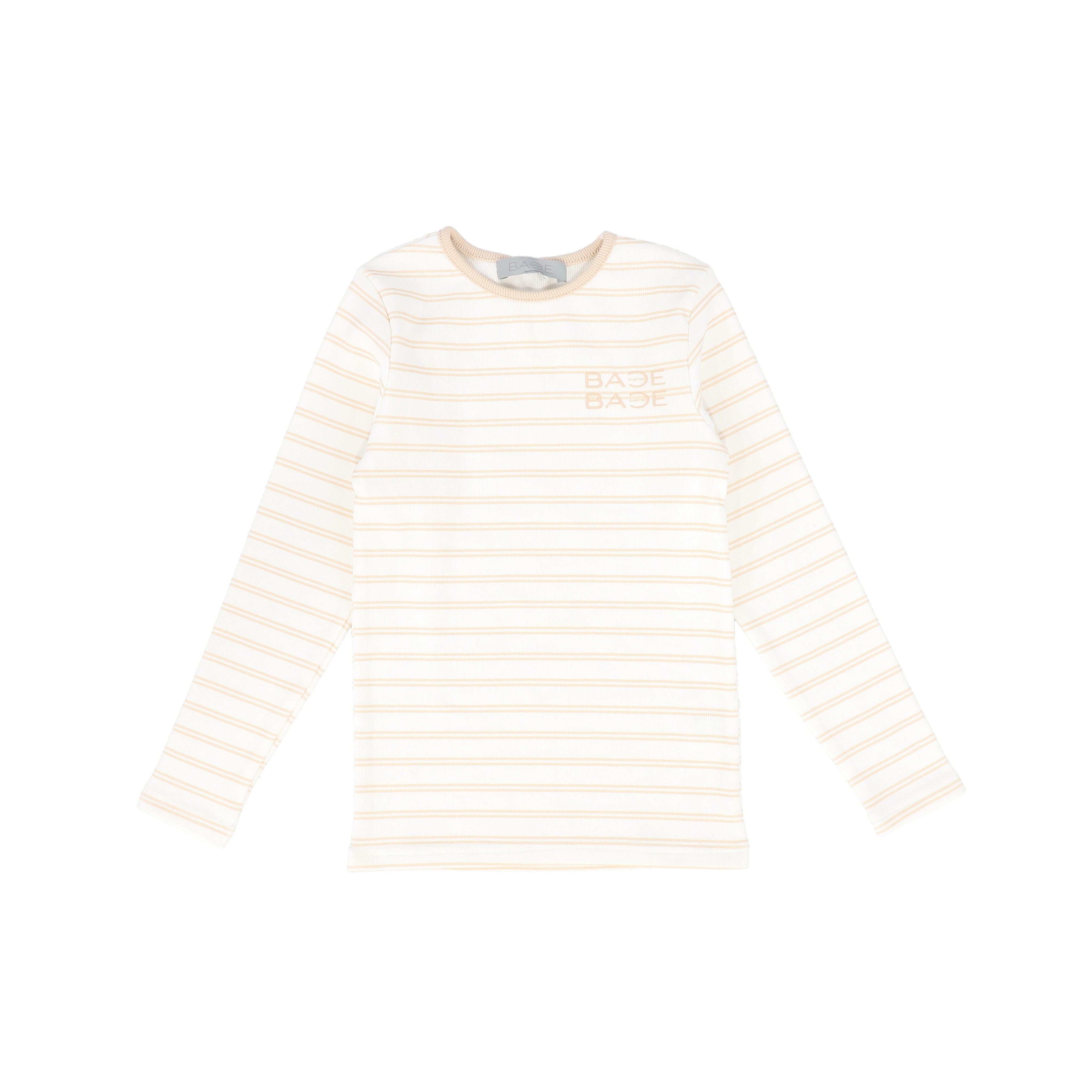 striped ls tee
