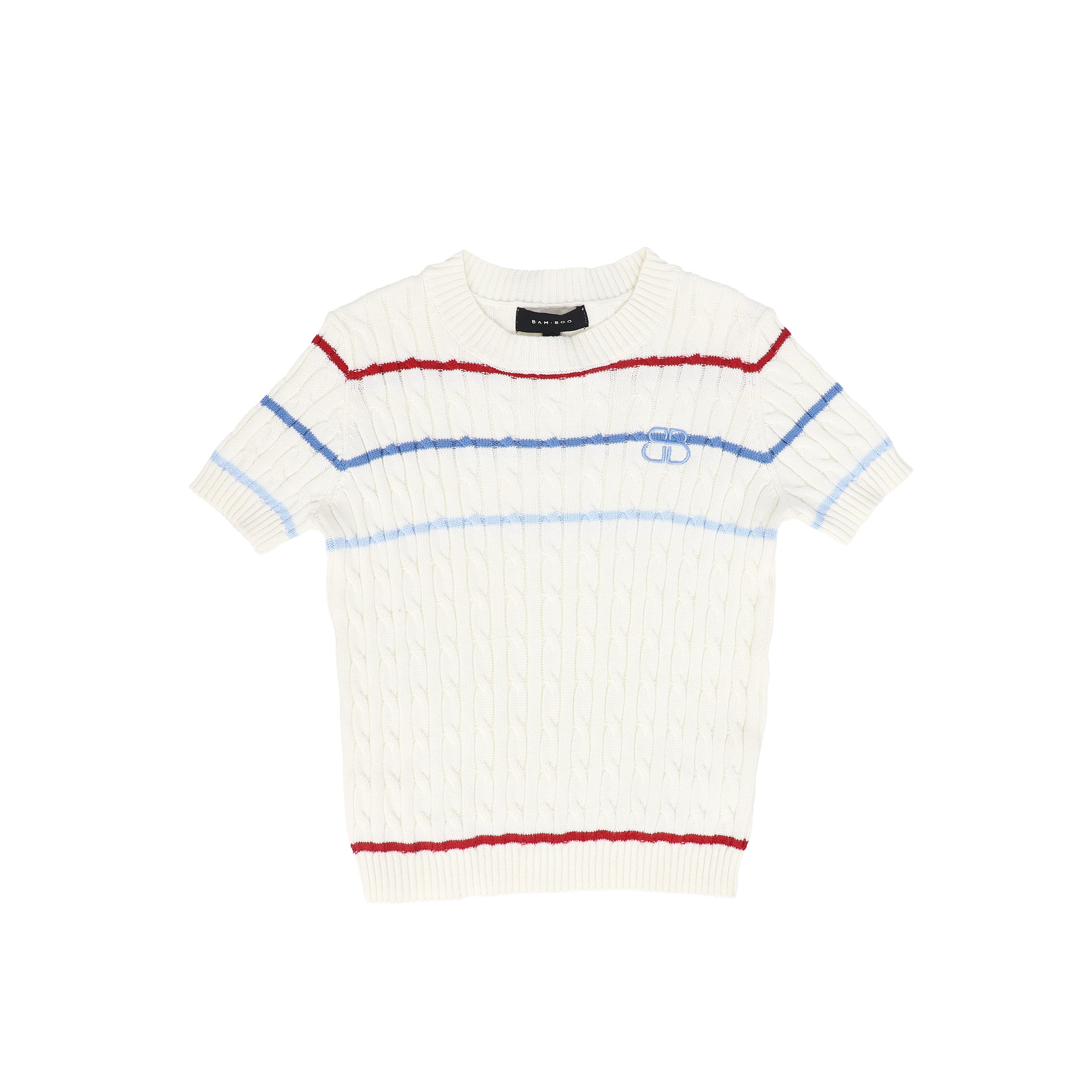 Striped Cable Knit sweater