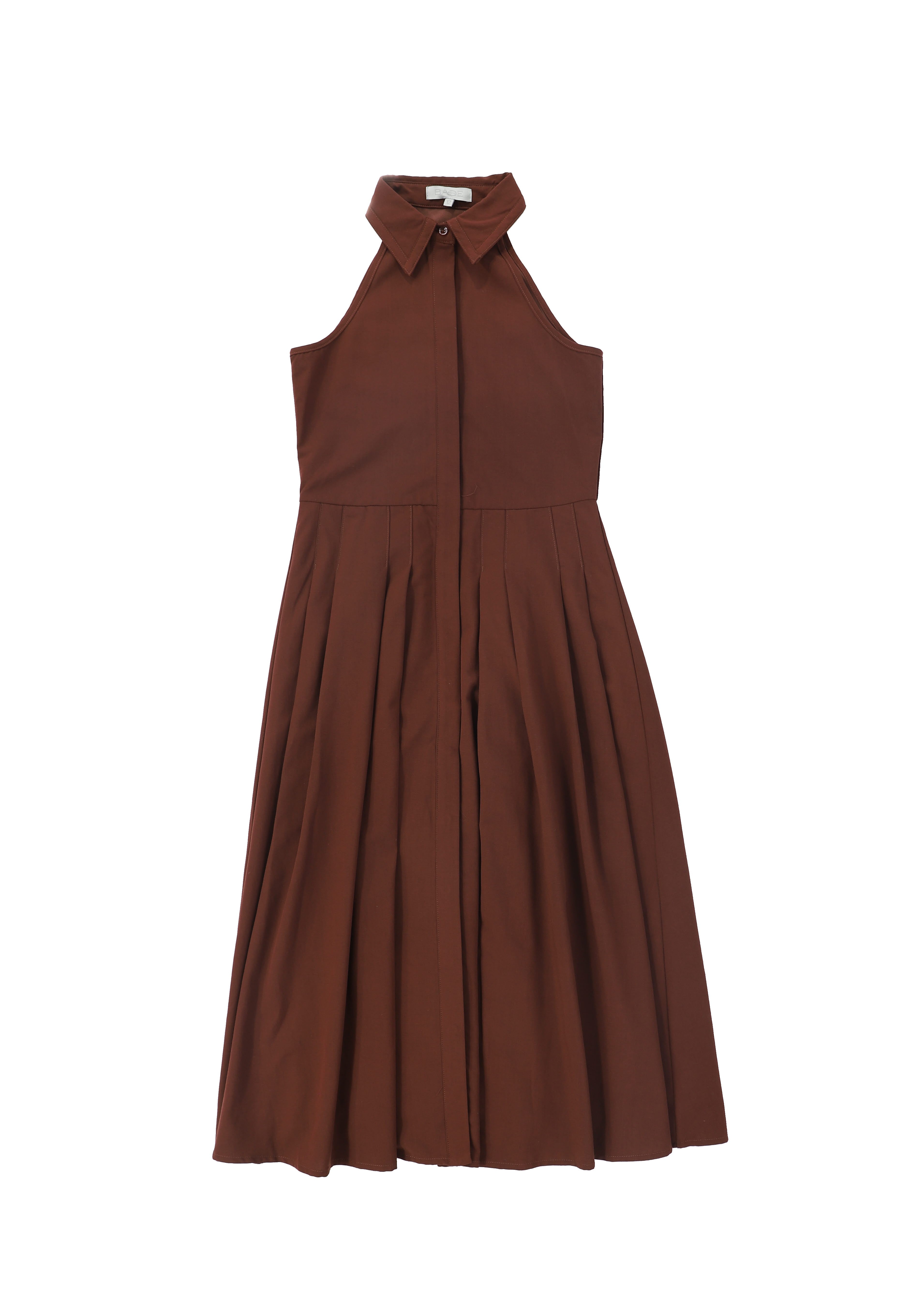 Pleated Halter Jumper