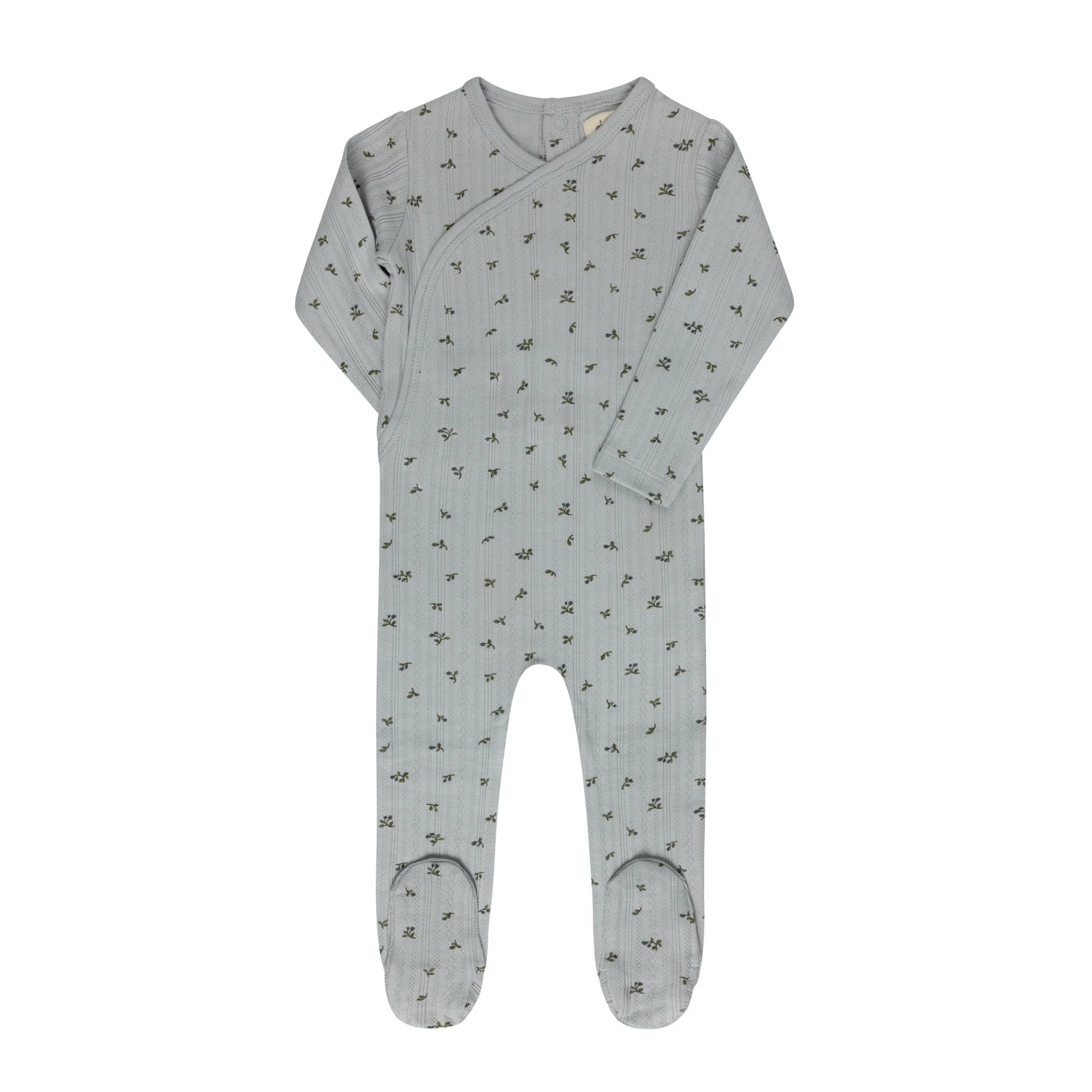Floral Pointelle Footie