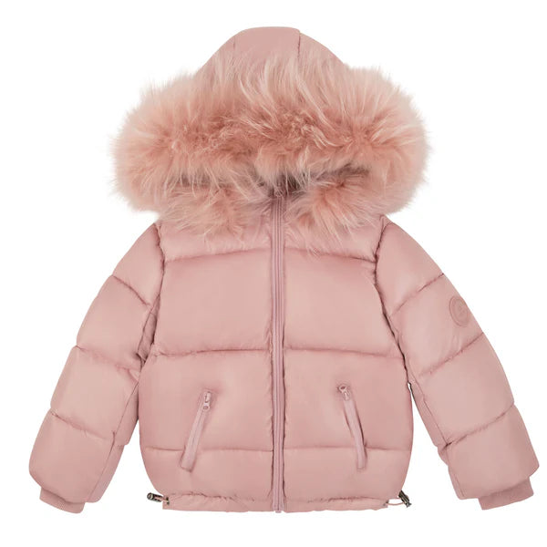 RIBBED DETAIL JACKET PINK