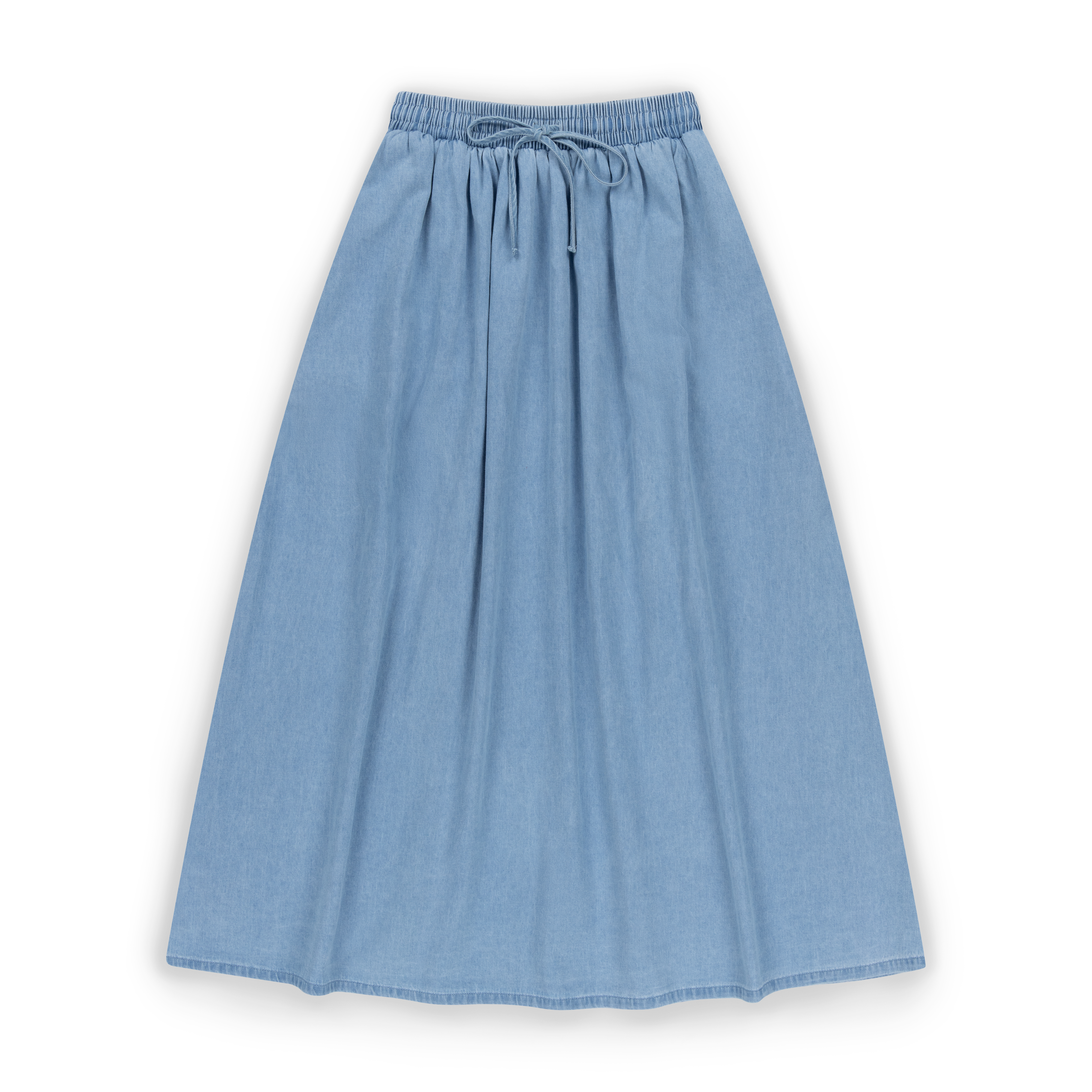 Chambray Maxi Skirt