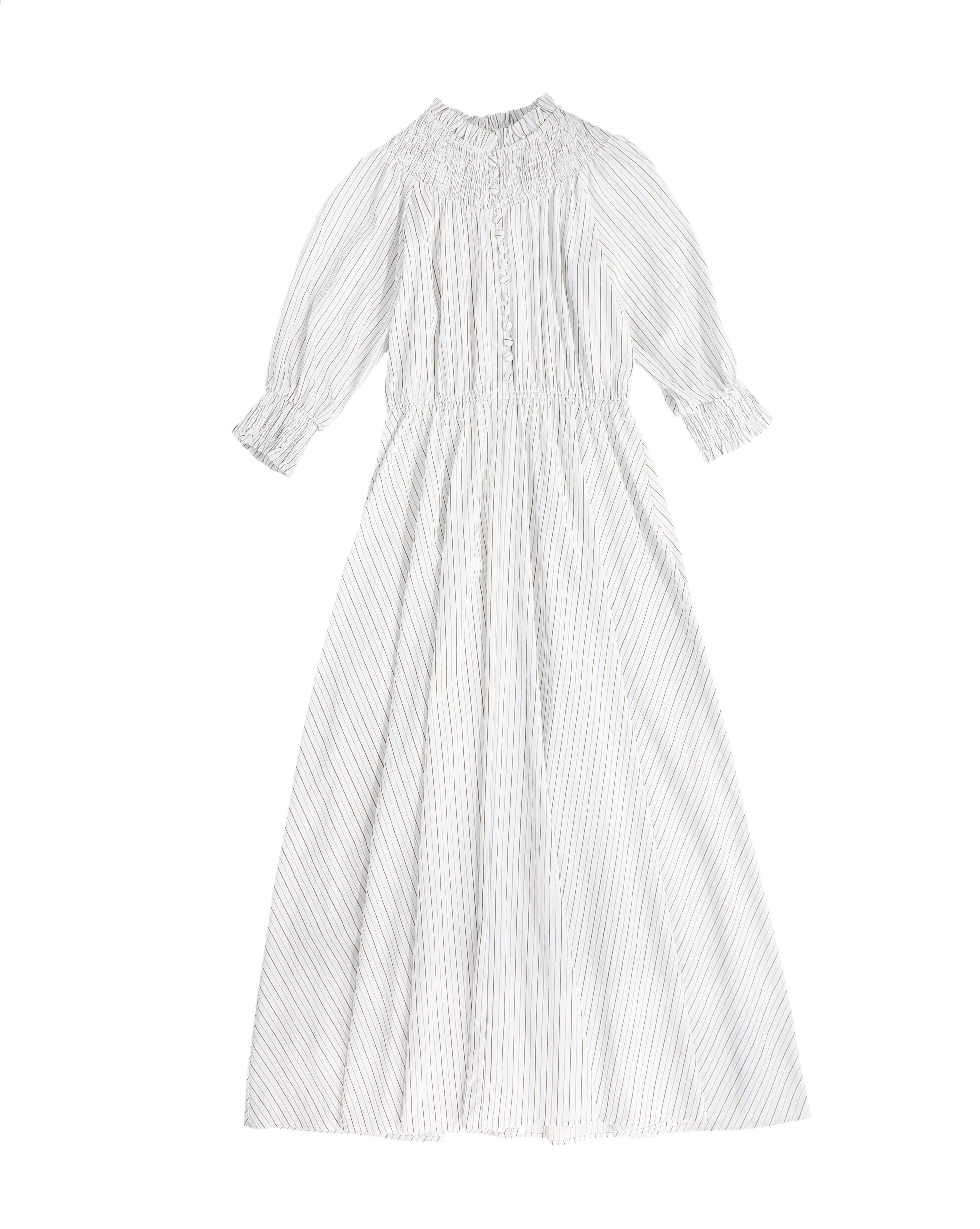 BUTTON FRONT MAXI DRESS