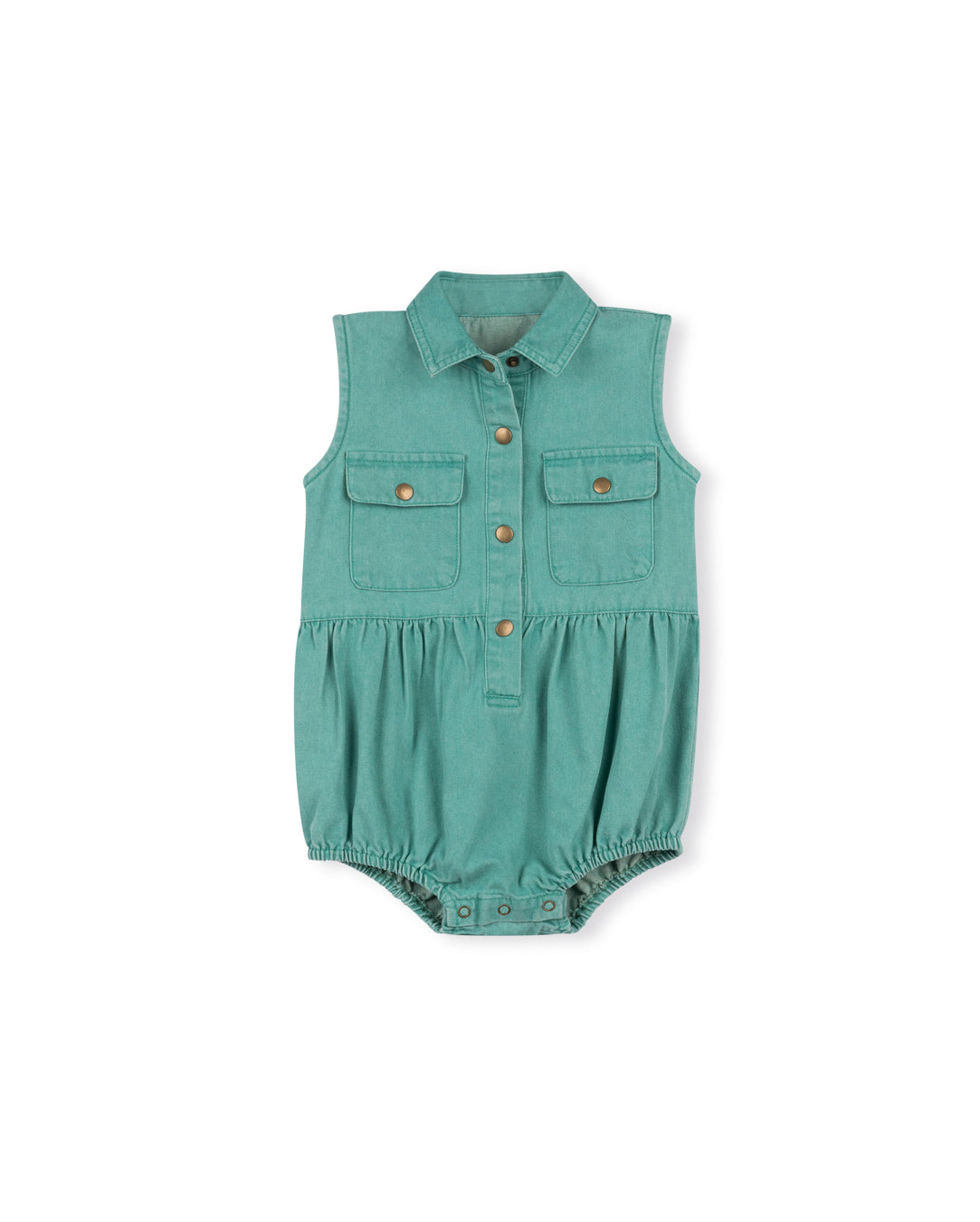 GABE DENIM ROMPER