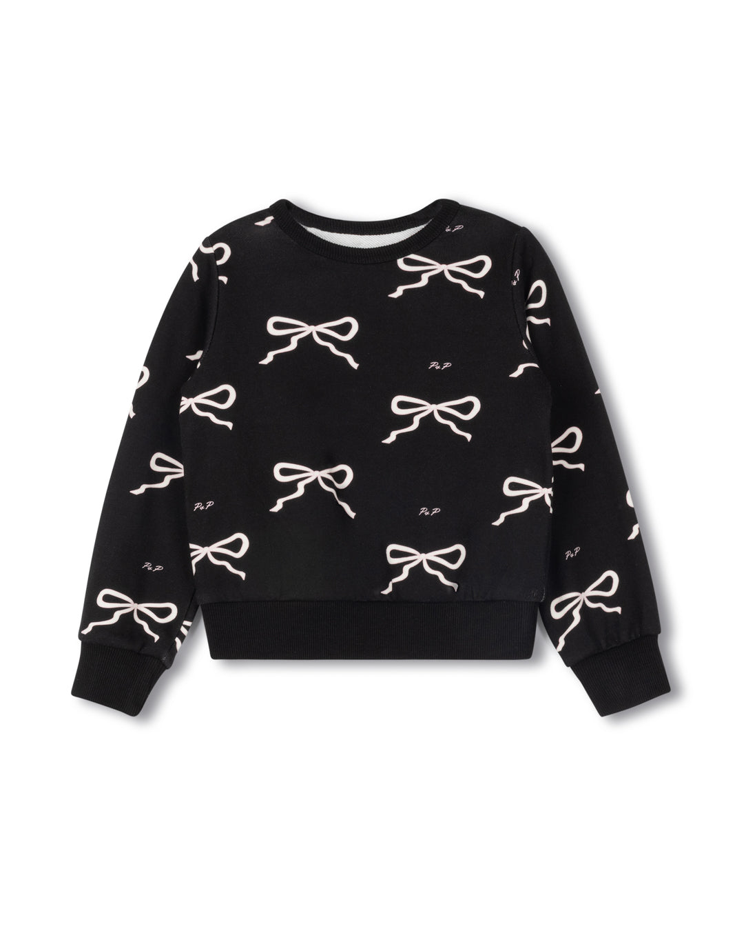 arco scattered bow sweater