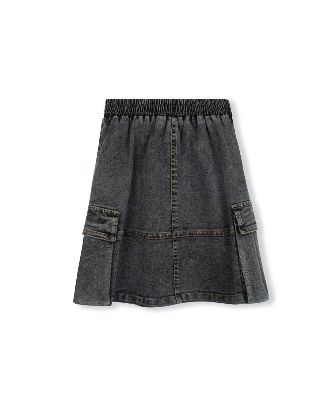 chime denim cargo skirt