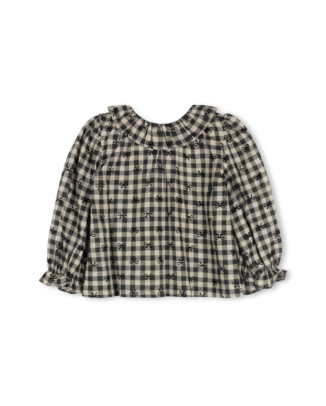 sherry cherry checked blouse