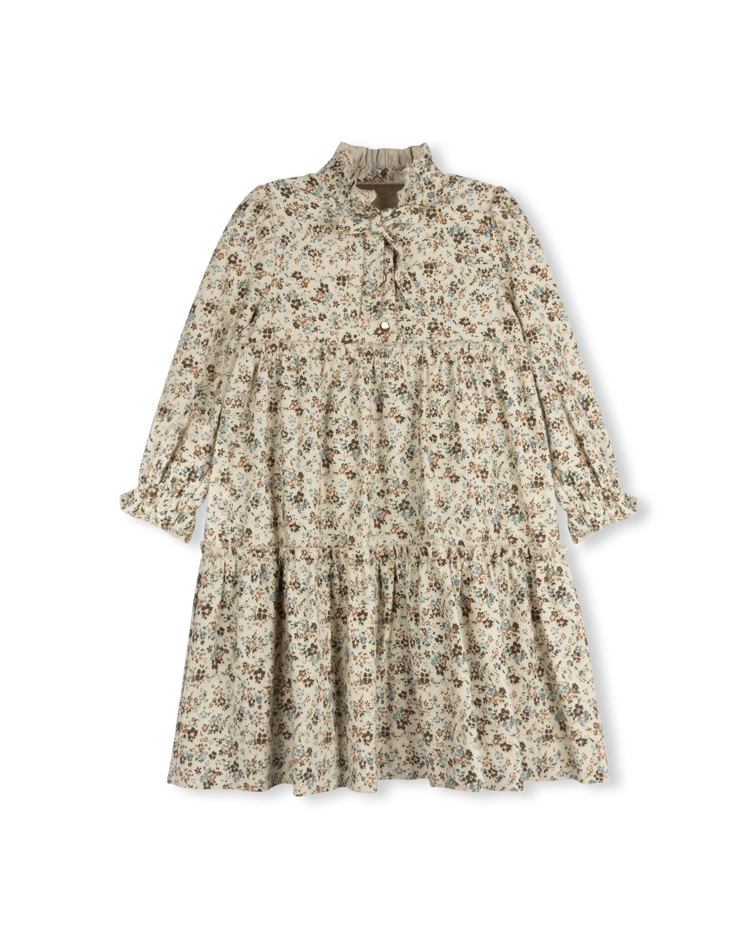 Rote floral print high waisted dress