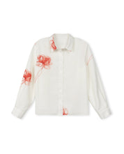 rose sketch skirt and shirt set