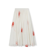 rose sketch skirt and shirt set