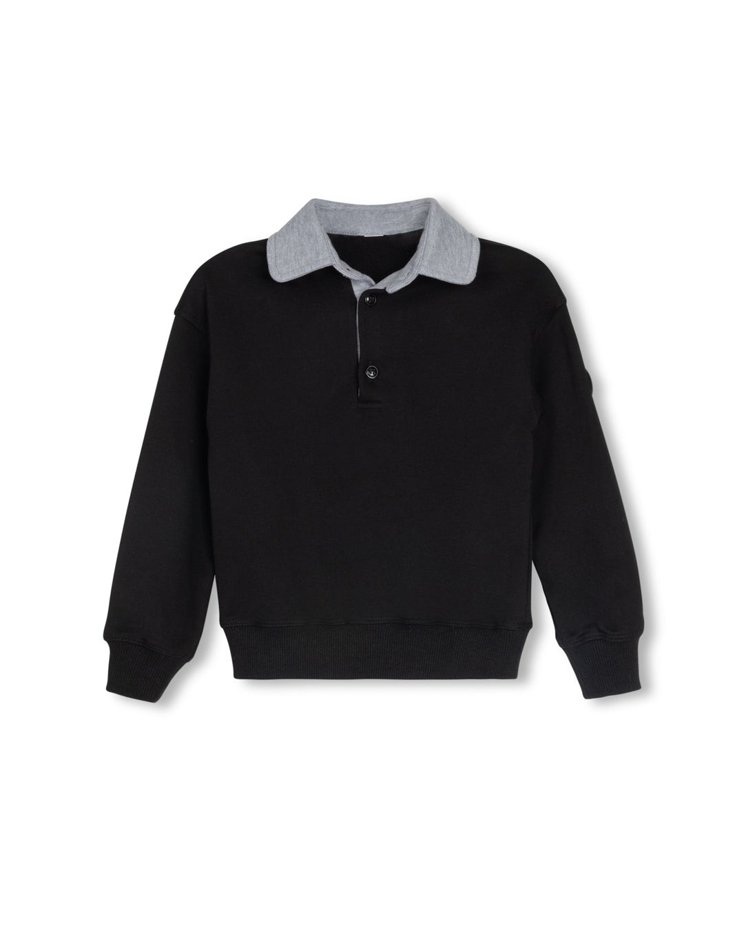 contrasting collar polo