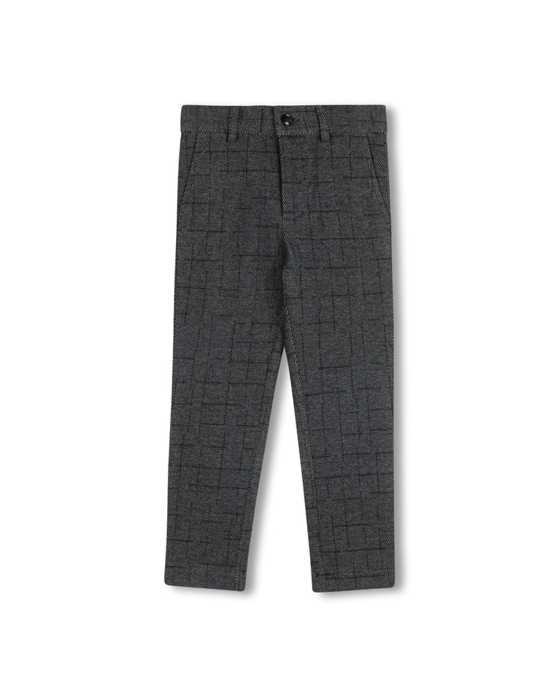 Diagonal striped pants