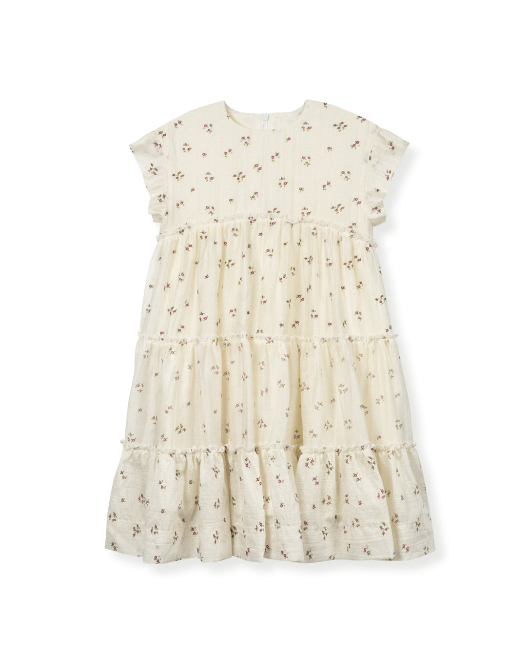 rounded seam detail dress