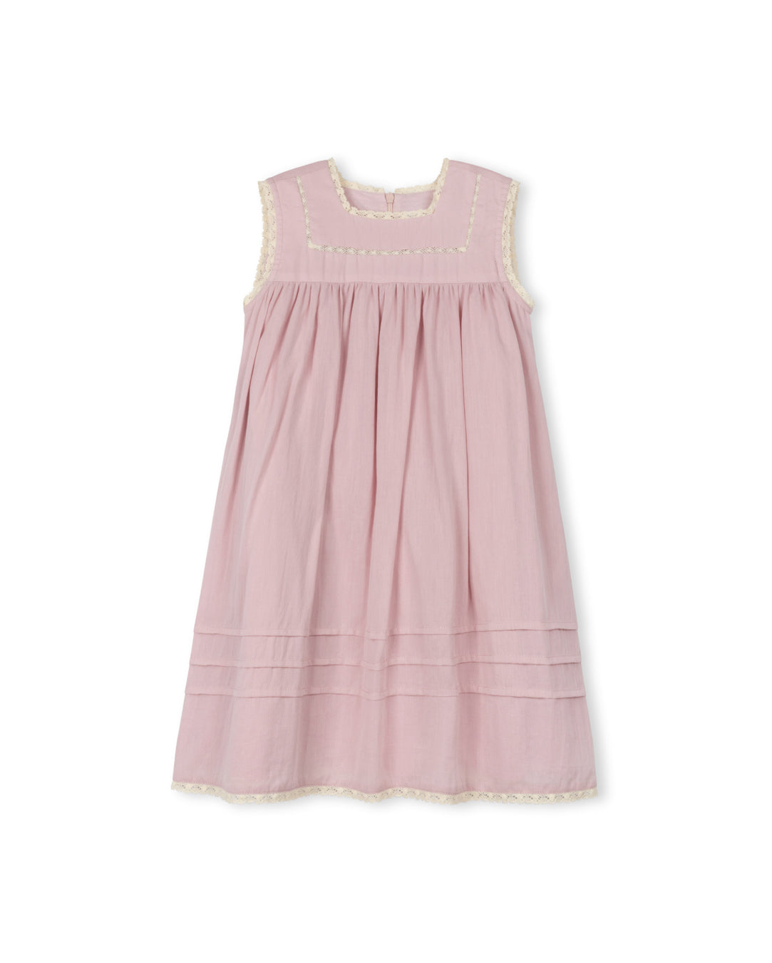 linen lace trim jumper