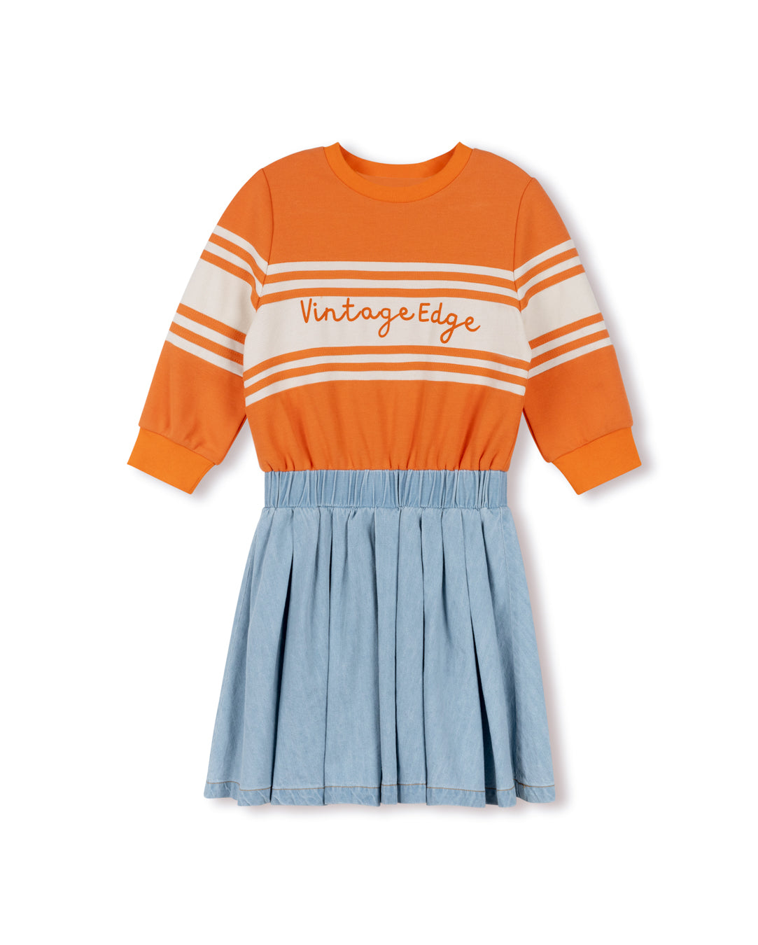 hailie contrast waisted dress