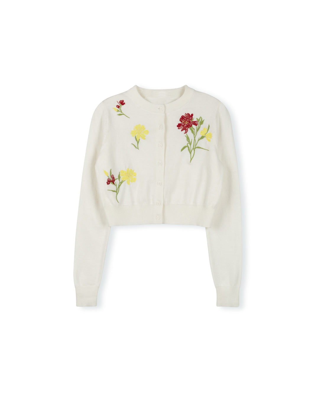 Yanny cardigan and floral jumper
