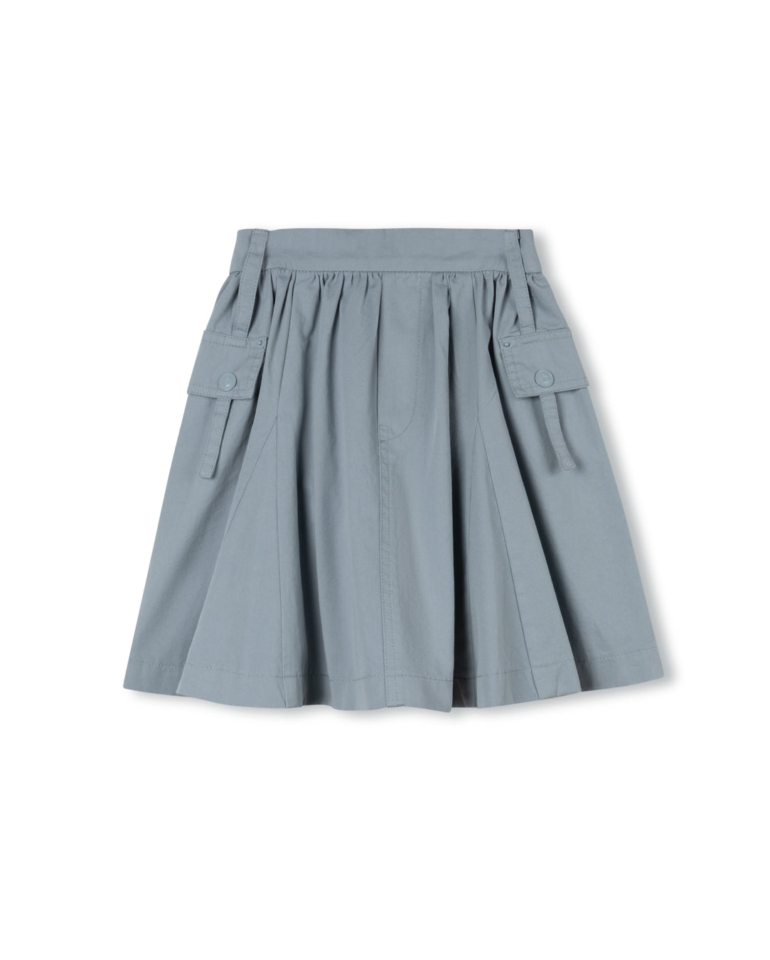 Micro pocket denim skirt
