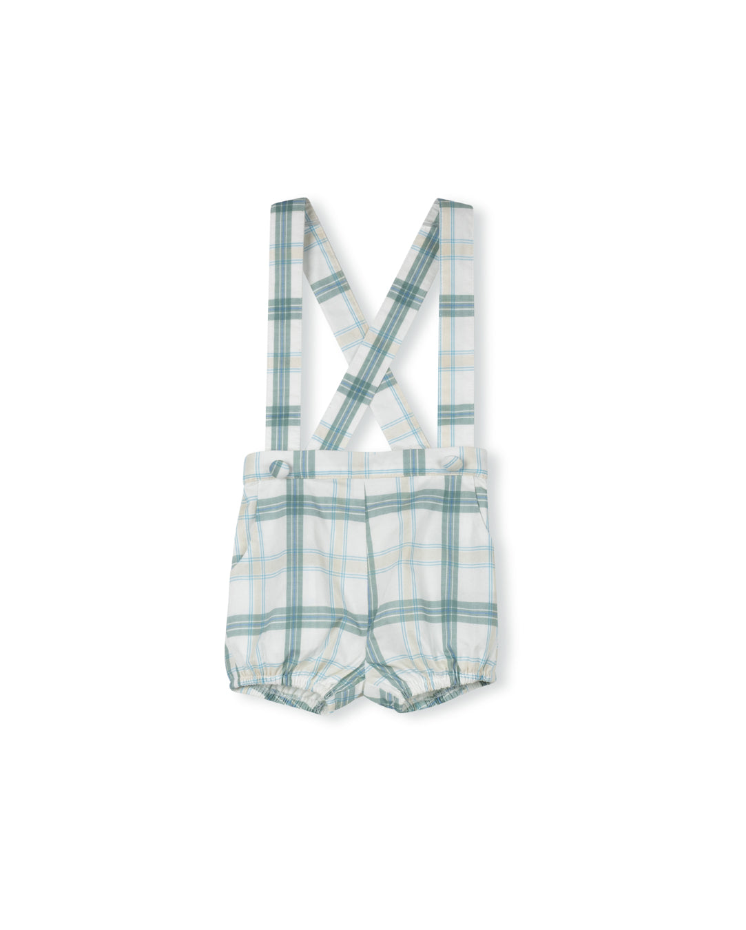 Mira plaid overalls