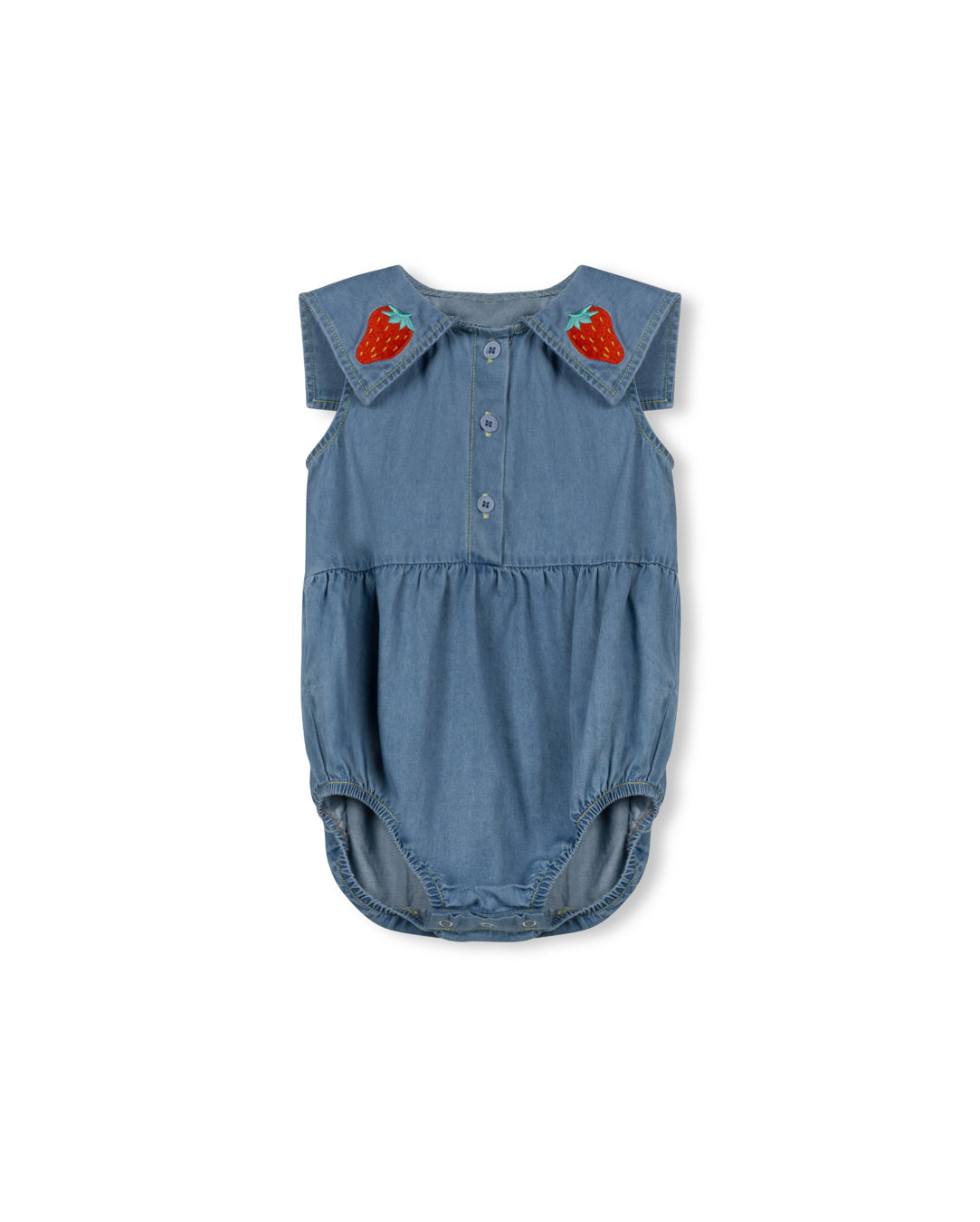 Tate strawberry romper