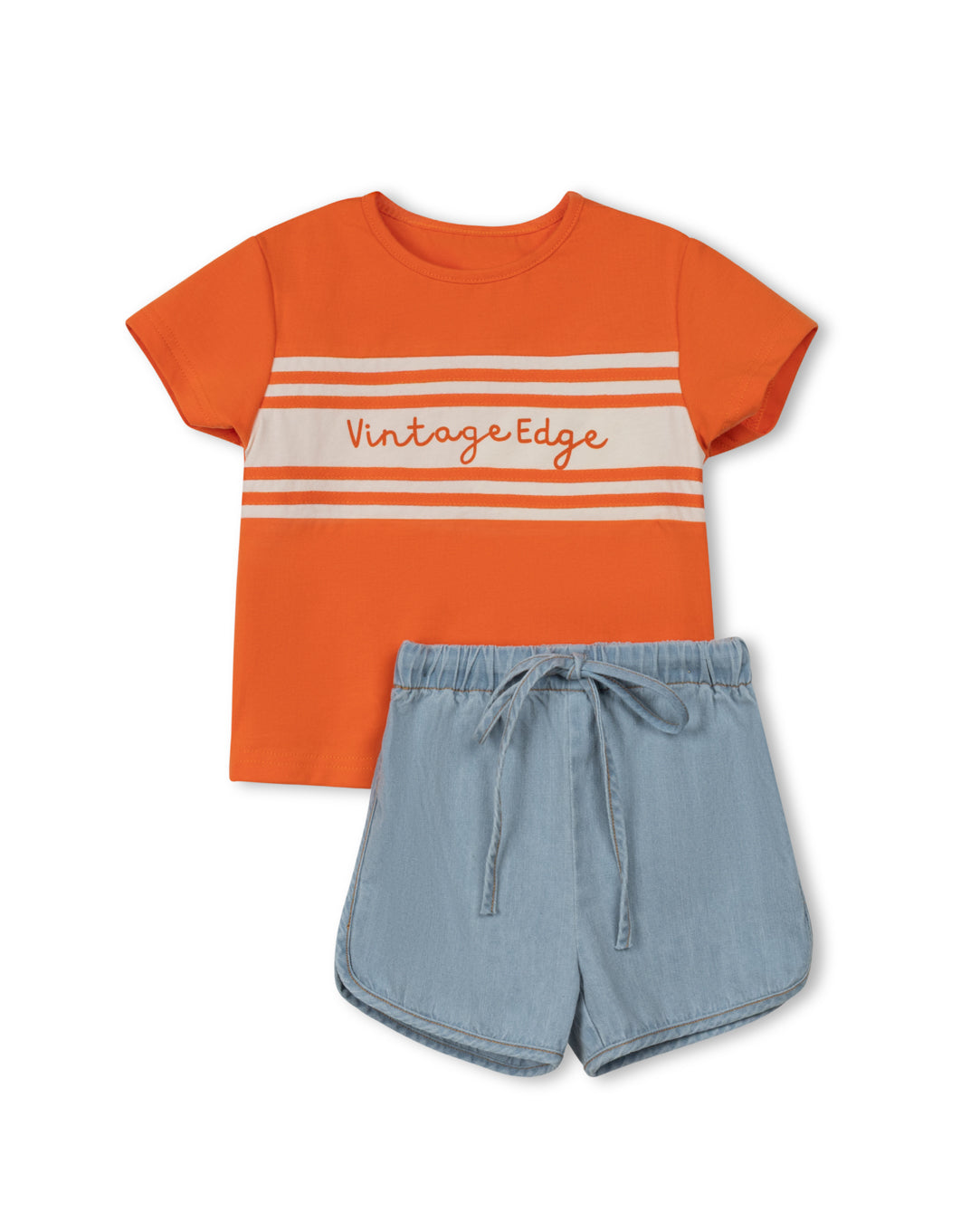 hailie contrast short set