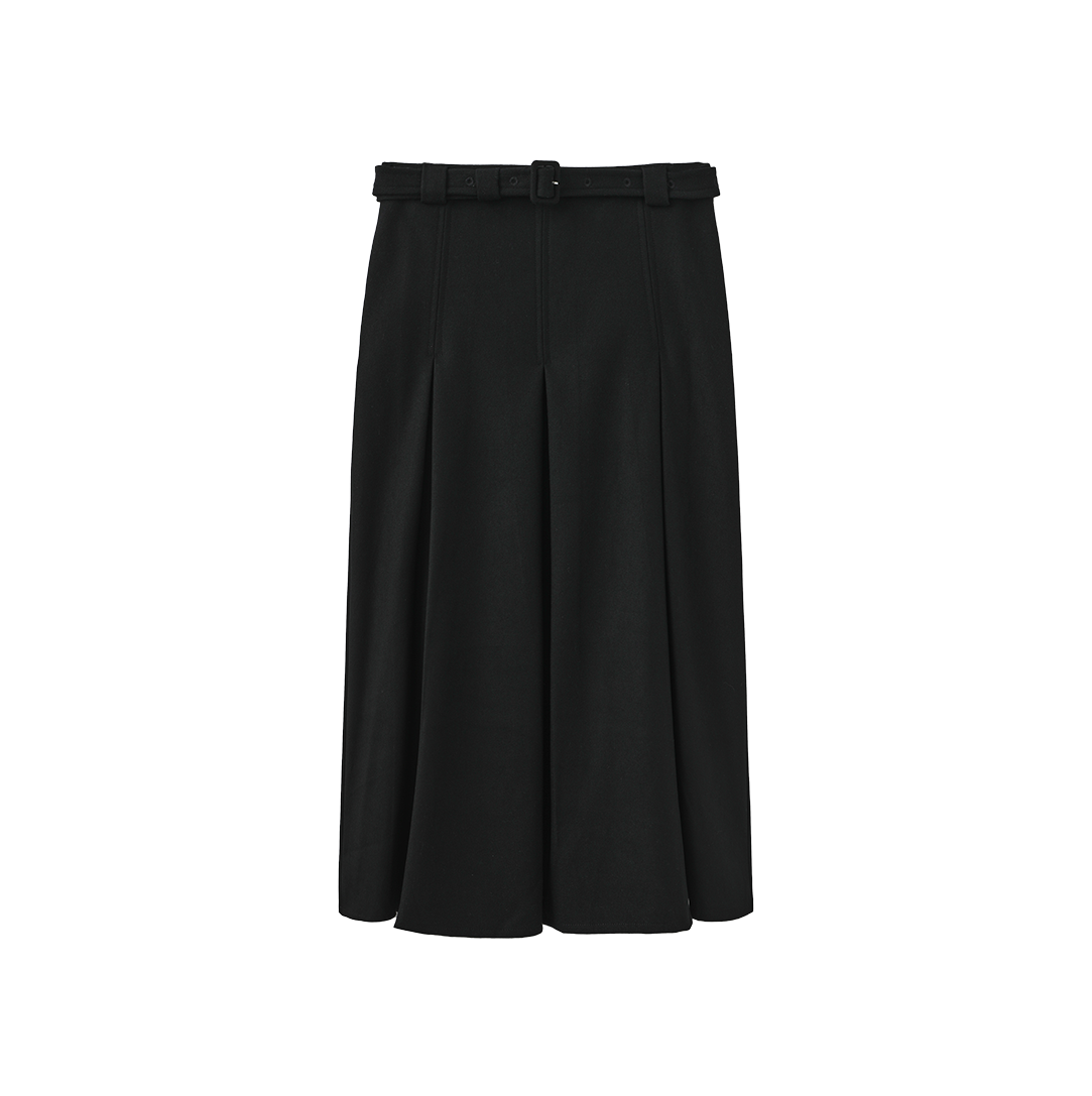 Micah Wool Midi Skirt