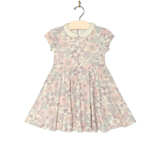 COLLAR TWIRL DRESS