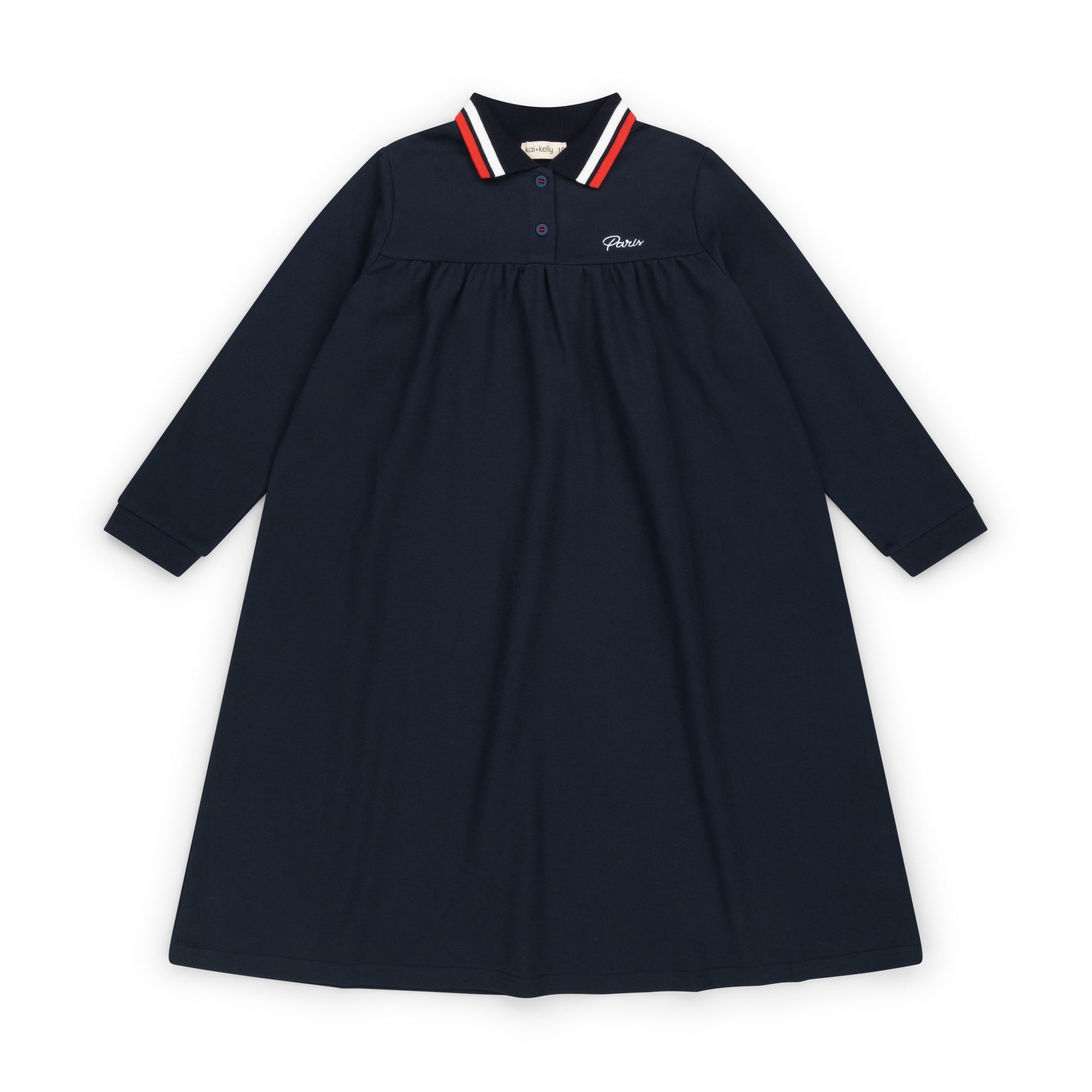 Collared Navy Dress