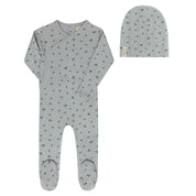 Floral Pointelle Footie
