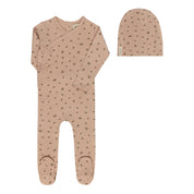Floral Pointelle Footie