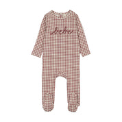 Gingham Bebe Footie