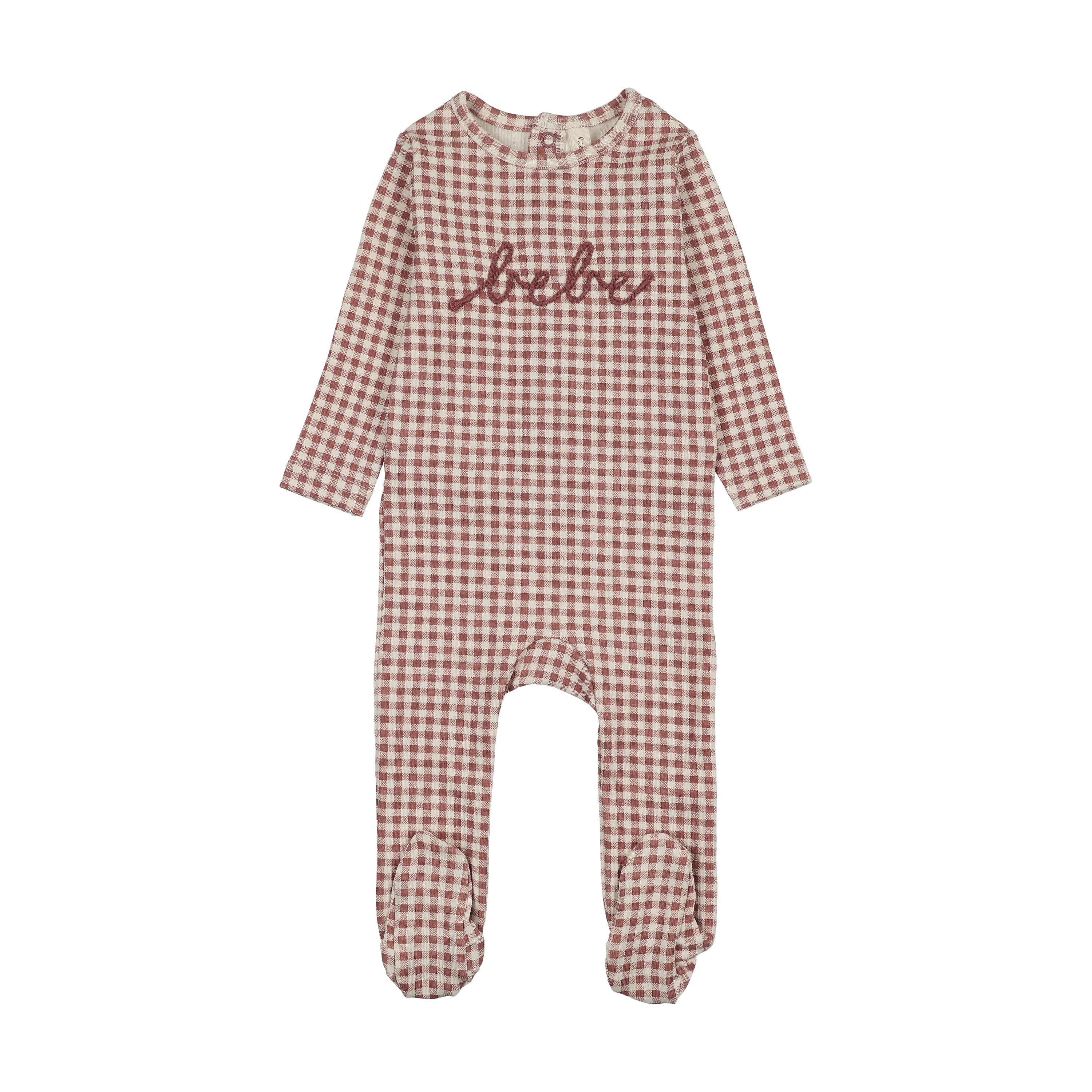 Gingham Bebe Footie