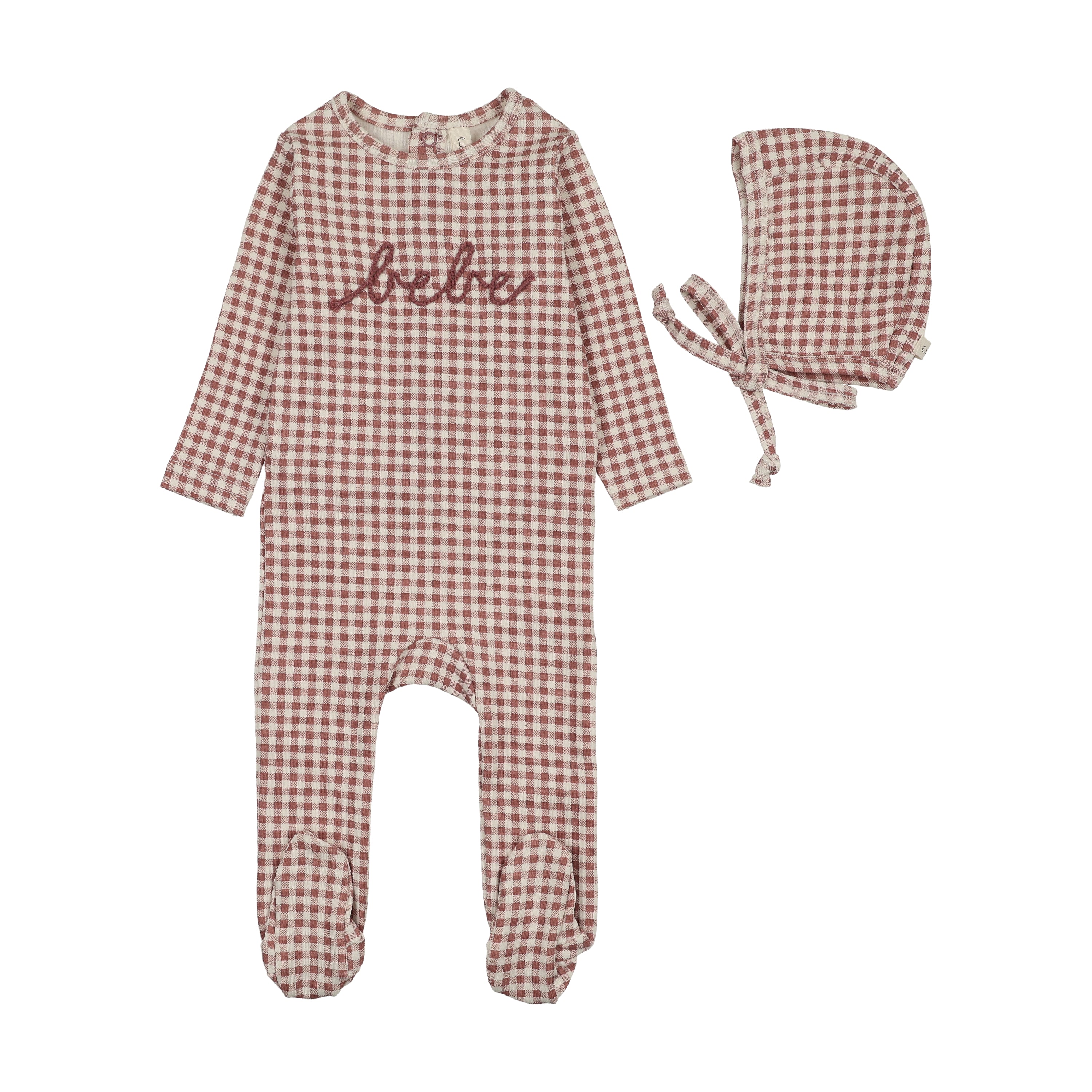 Gingham Bebe Footie