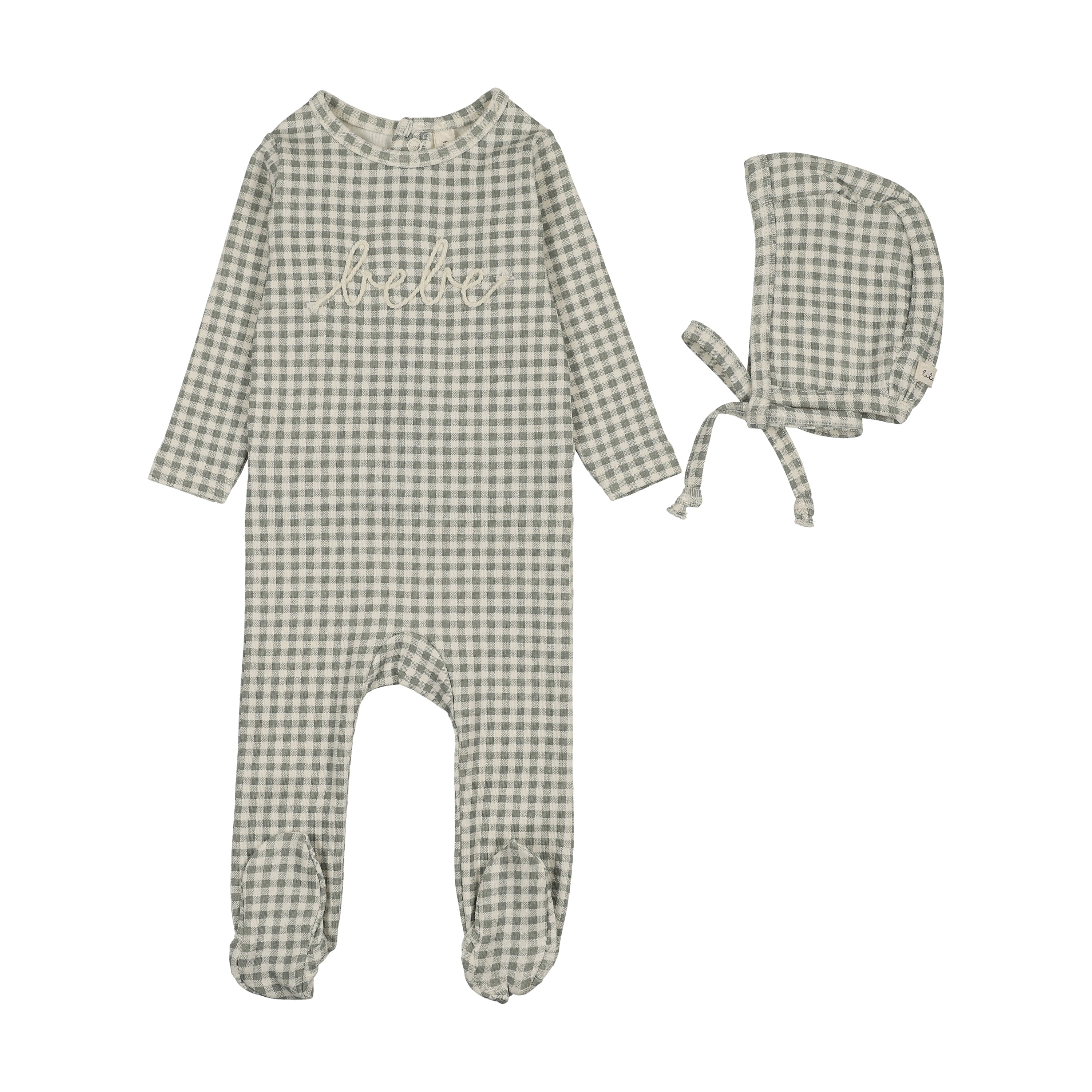 Gingham Bebe Footie